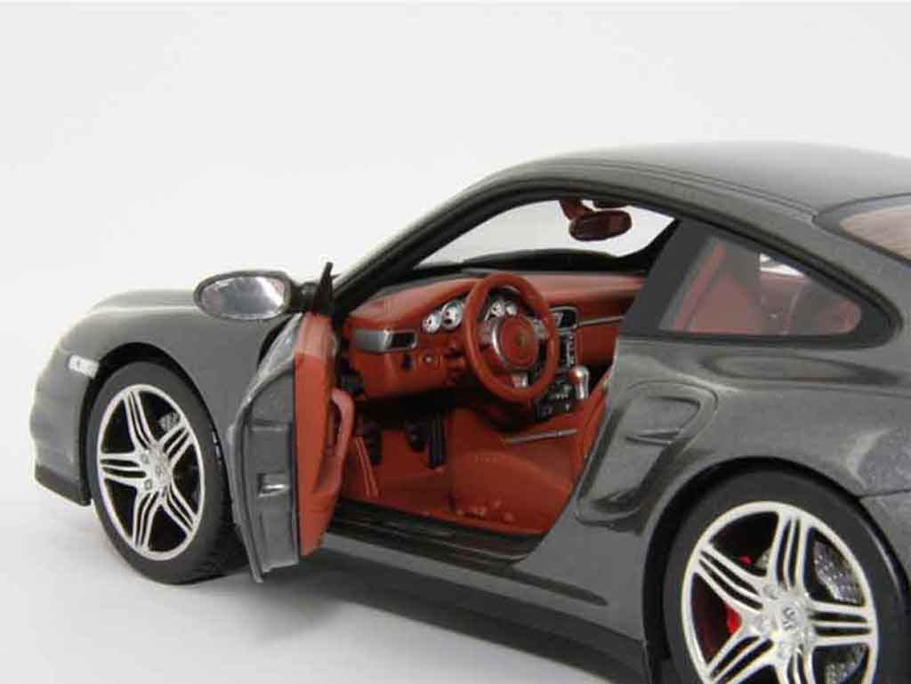 Porsche 911 Turbo grijs 1/18 Norev