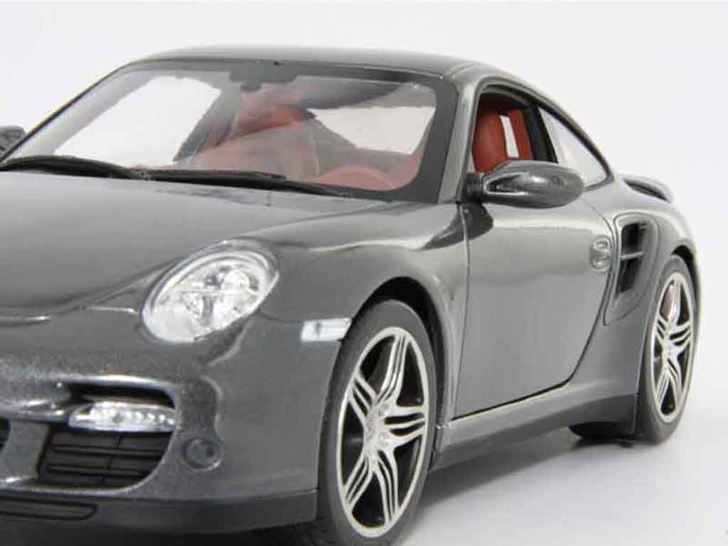 Porsche 911 Turbo grijs 1/18 Norev