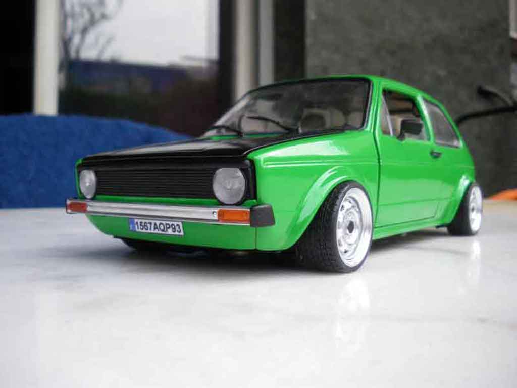 Volkswagen Golf 1 GTI 1/18 Solido 1 GTI emeraude modelauto