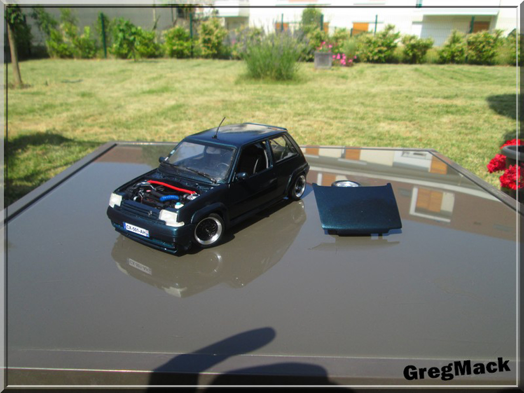Renault 5 Turbo GT groen Abyss jantes BBS 1/18 Norev