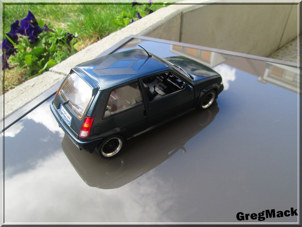 Renault 5 Turbo GT groen Abyss jantes BBS 1/18 Norev