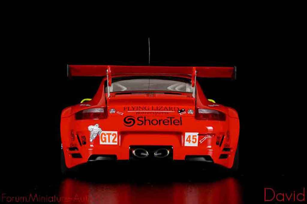 Porsche 911 GT3 RSR 2007 flying lizard #45 alms 1/18 Autoart