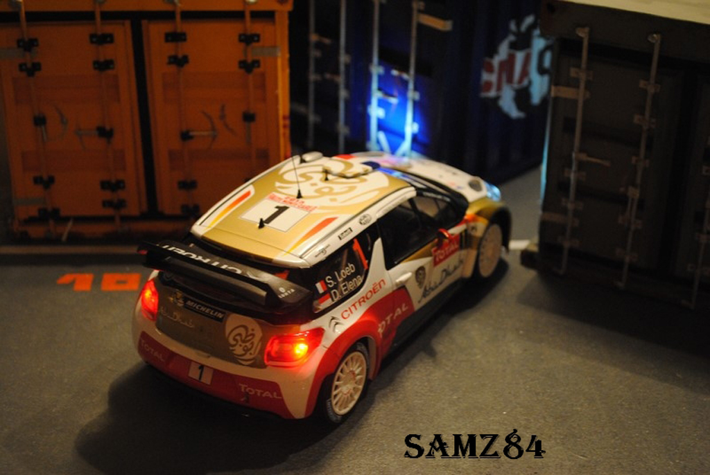 DS Automobiles DS3 WRC 2013 Winner Monte-Carlo Loeb/Elena LED 1/18 Norev