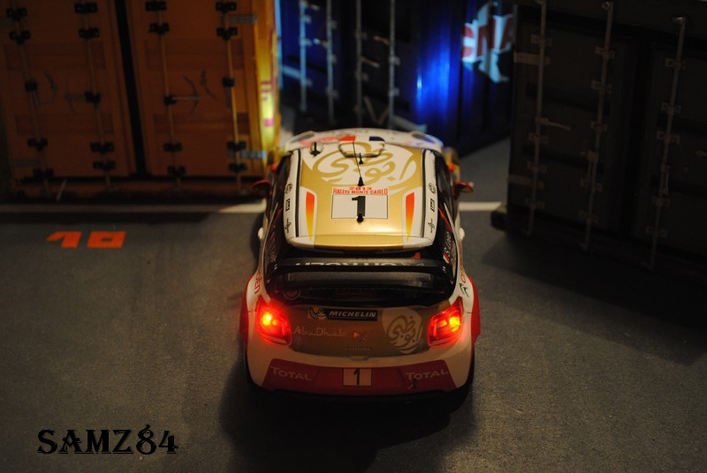 DS Automobiles DS3 WRC 2013 Winner Monte-Carlo Loeb/Elena LED 1/18 Norev