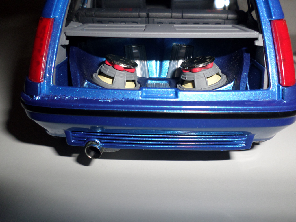 Renault 5 Turbo GT jantes speedline 1 pouces blauw 1/18 Norev