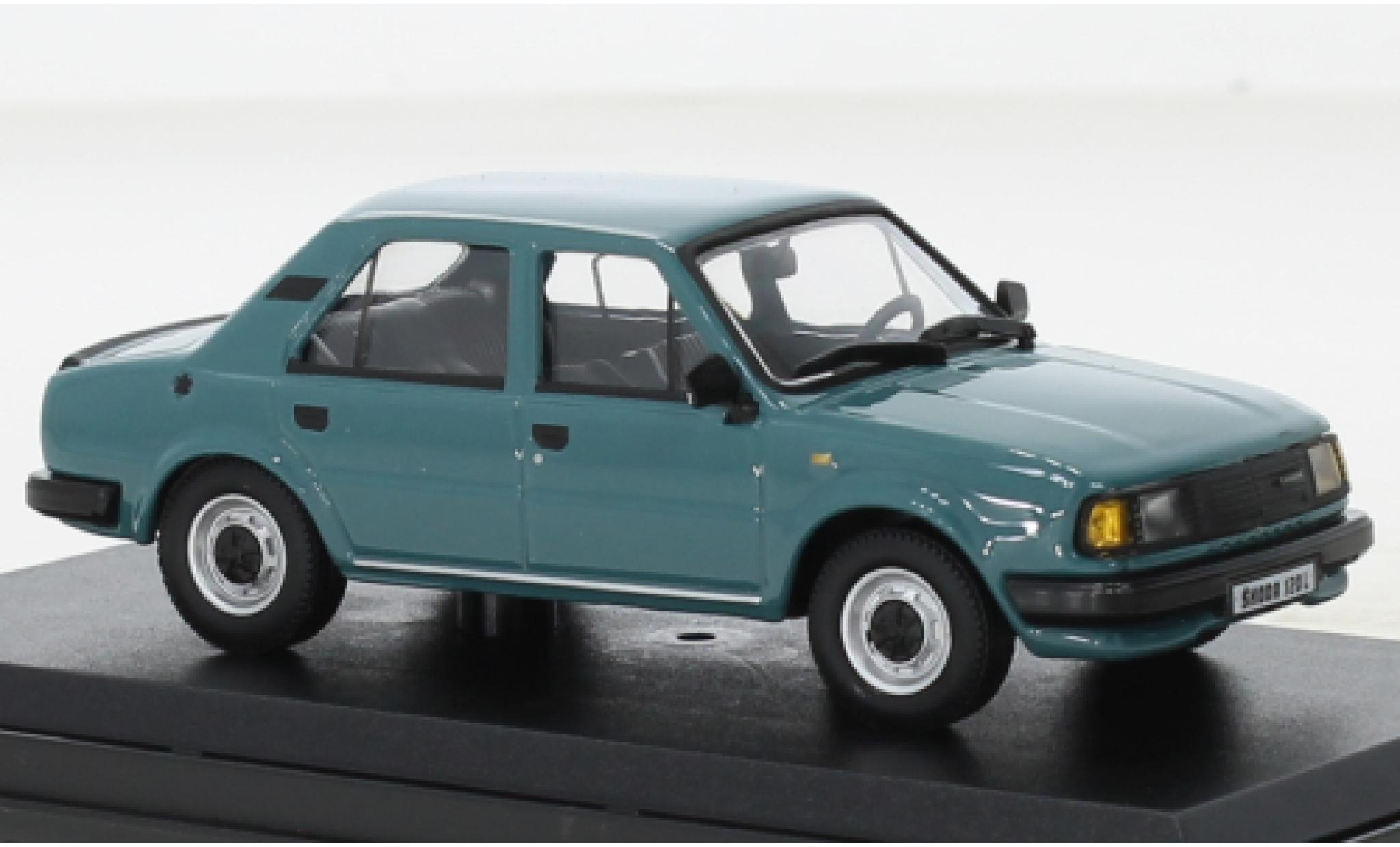Skoda 120 1/43 Abrex L turquoise 1984 modelauto