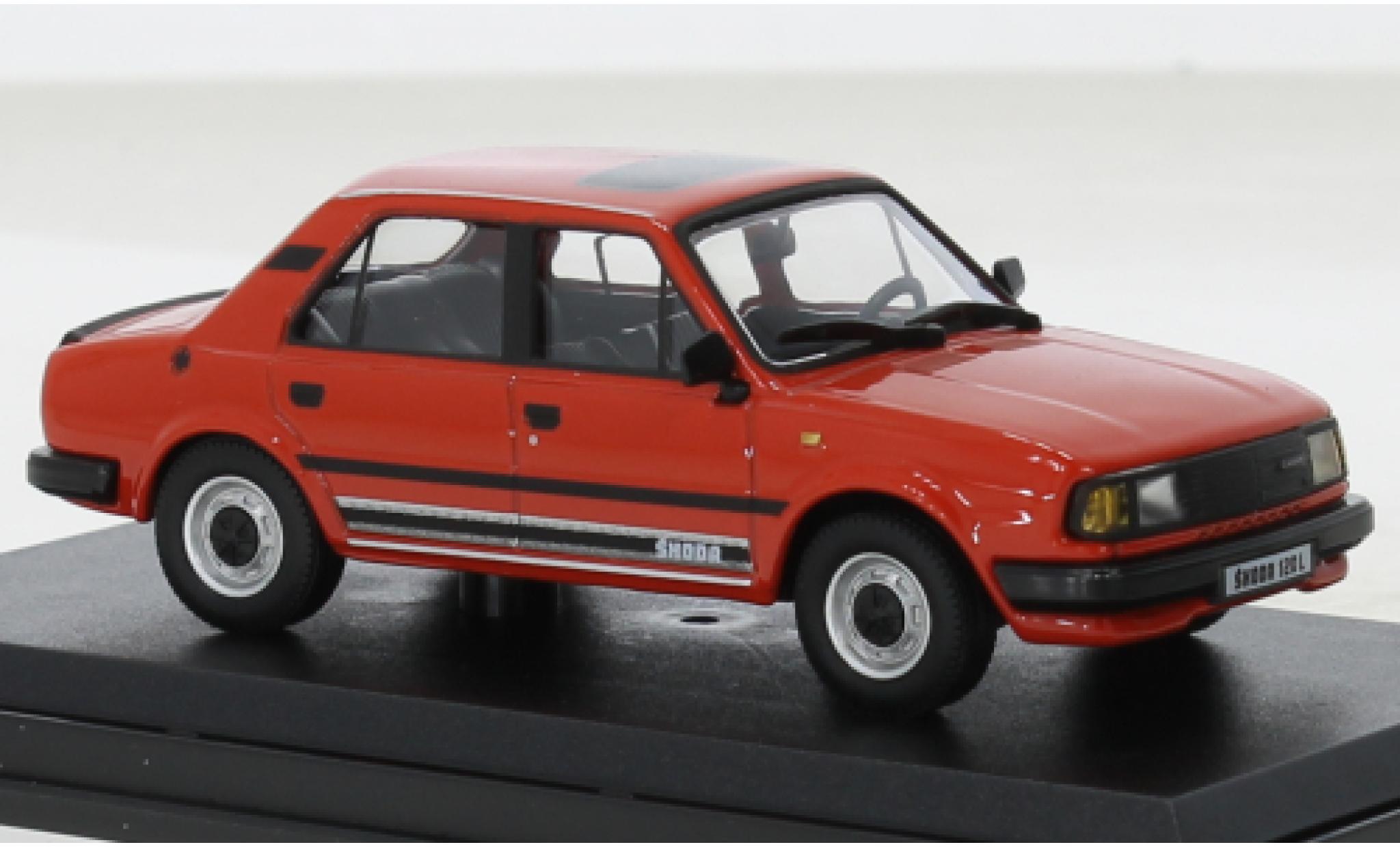 Skoda 120 1/43 Abrex L rood 1984 modelauto