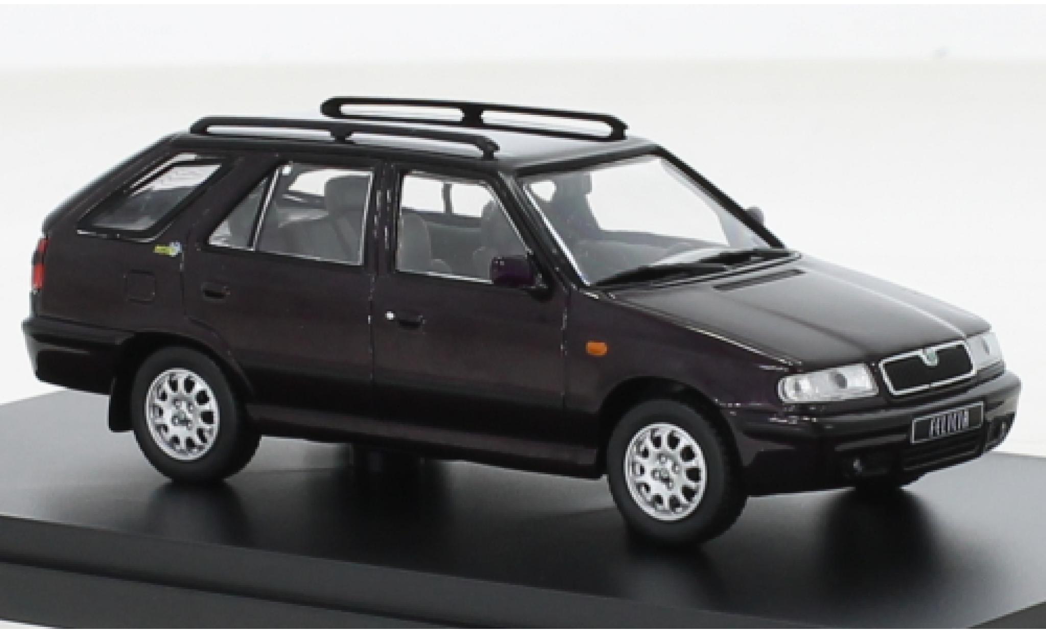 Skoda Felicia 1/43 Abrex FL Combi Mystery metallic paarsee 1998 modelauto