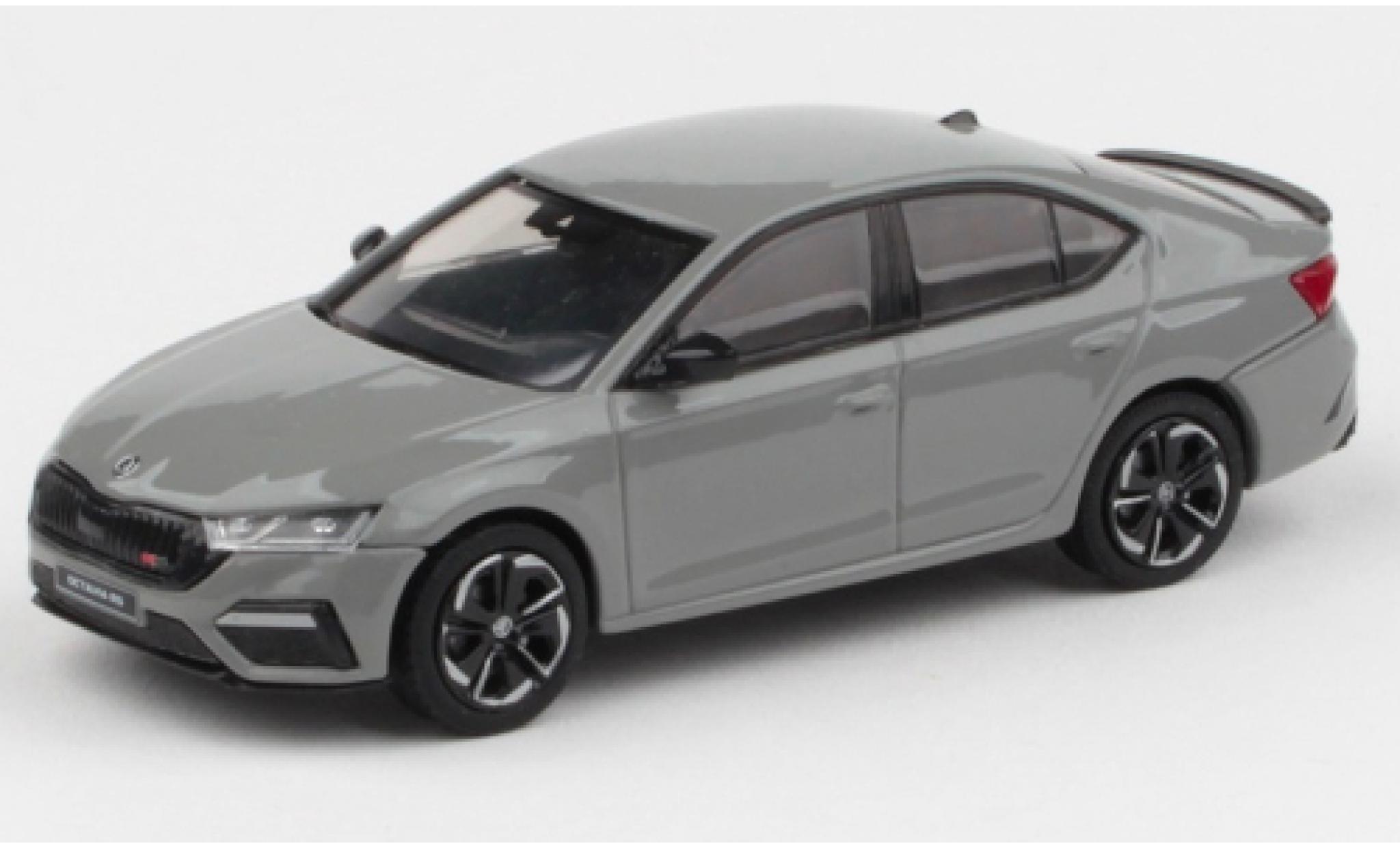 Skoda Octavia 1/43 Abrex IV RS grijs 2020 modelauto
