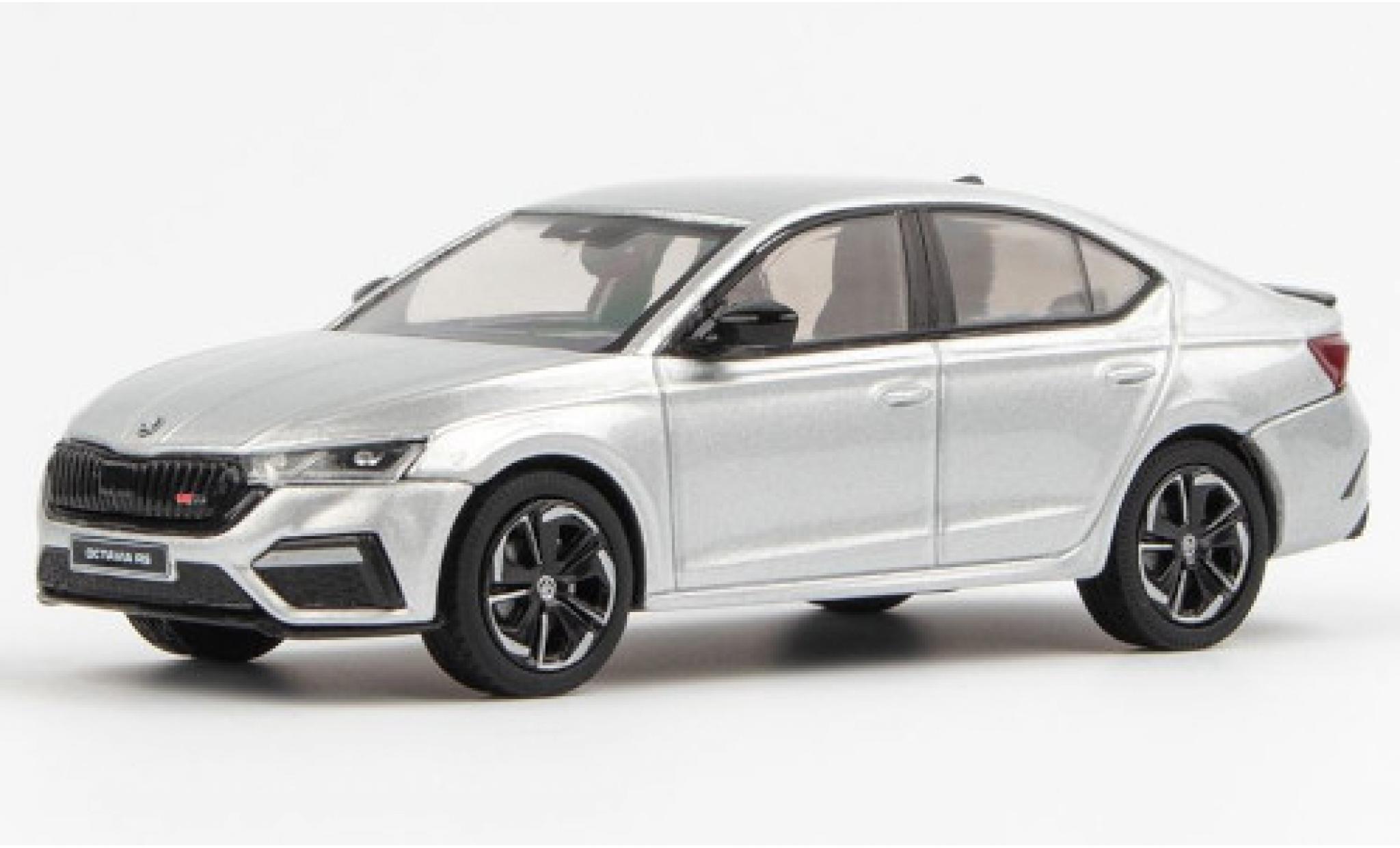 Skoda Octavia 1/43 Abrex IV RS grijs 2020 modelauto