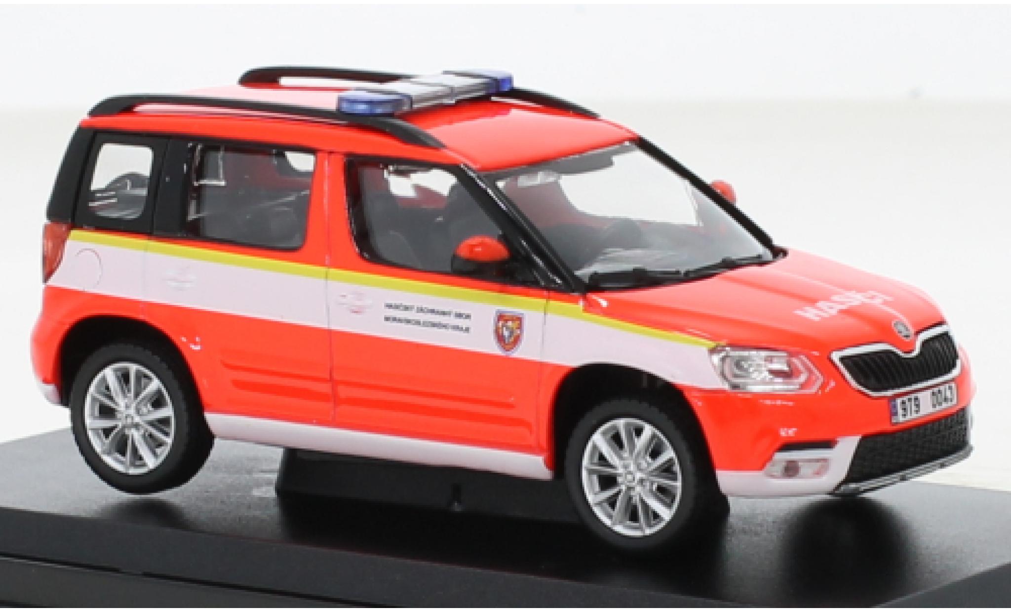 Skoda Yeti 1/43 Abrex FL HZS Moravskoslezskeho Kraje 2013 modelauto