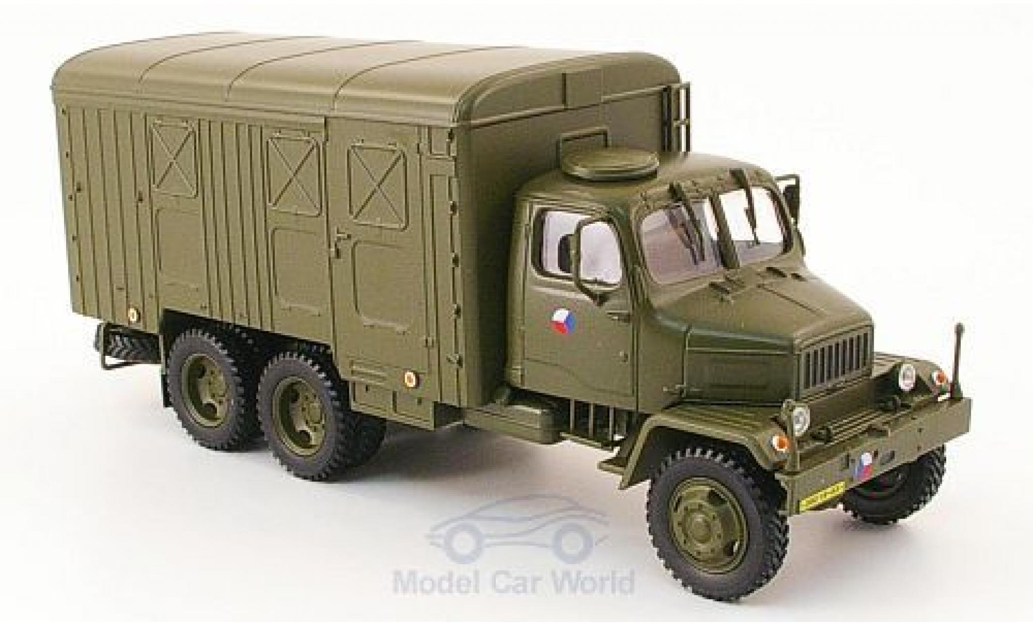 Praga V3S 1/43 Abrex Kasten oliv tschechische Armee modelauto