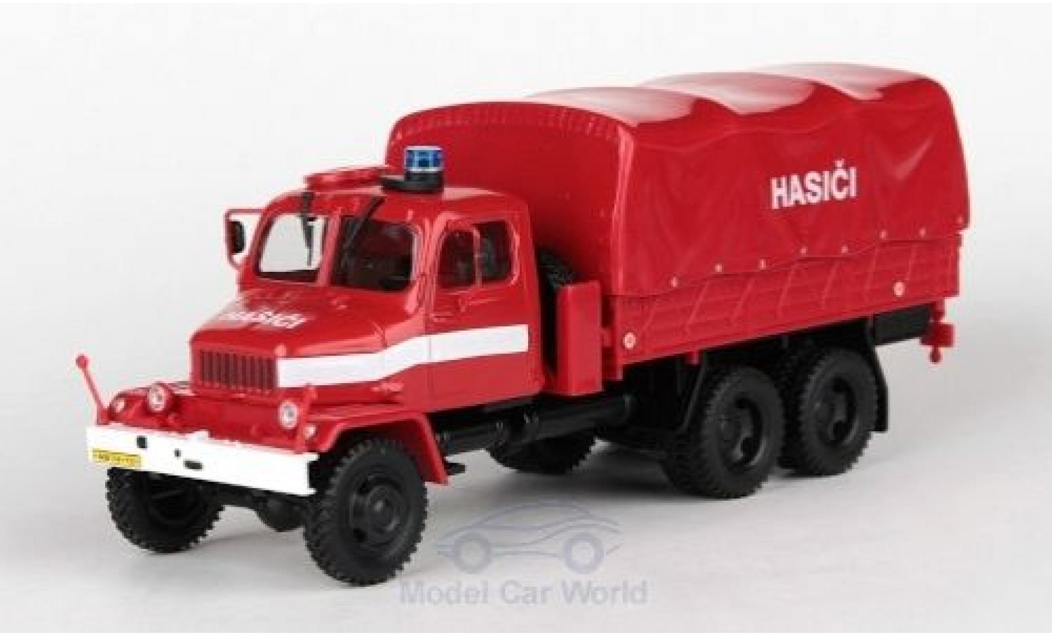 Praga V3S 1/43 Abrex Pritsche Tschechische Brandweer 1967 modelauto