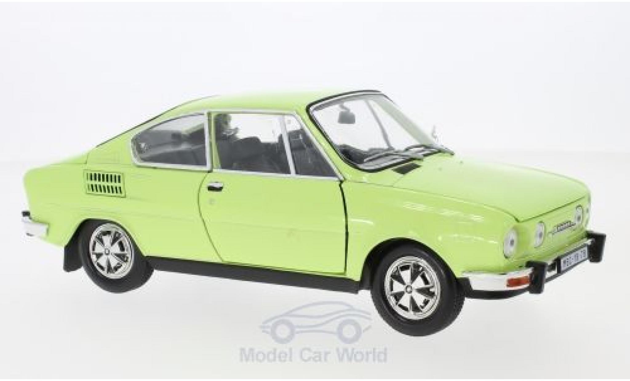 Skoda 110 1/18 Abrex R Coupe groen 1980 modelauto