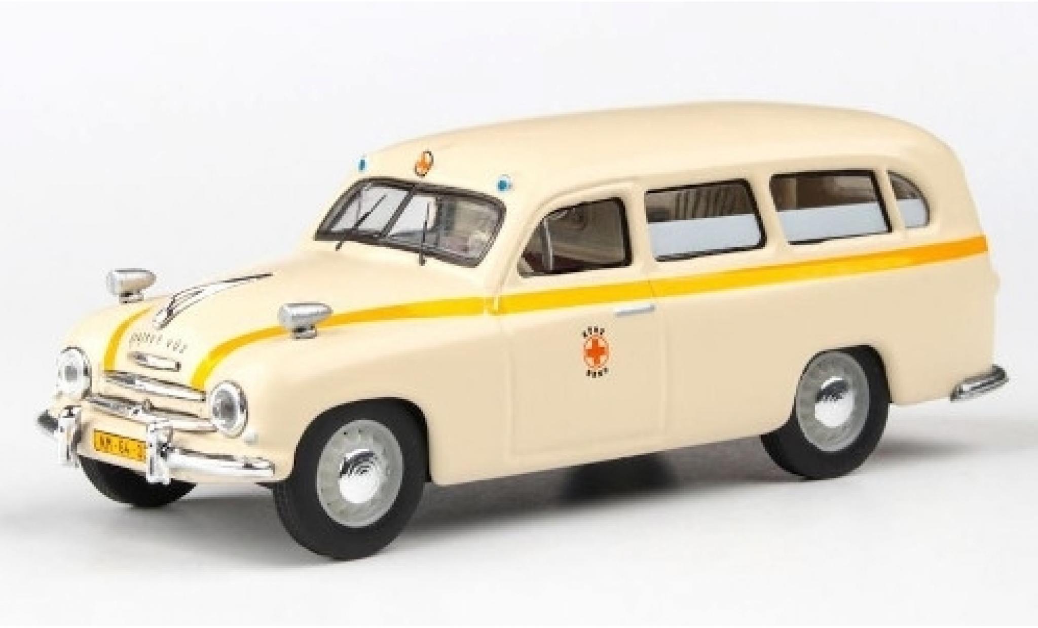 Skoda 120 1/43 Abrex 1 Ambulance Br&uuml;nn 1956 Rettungswagen modelauto