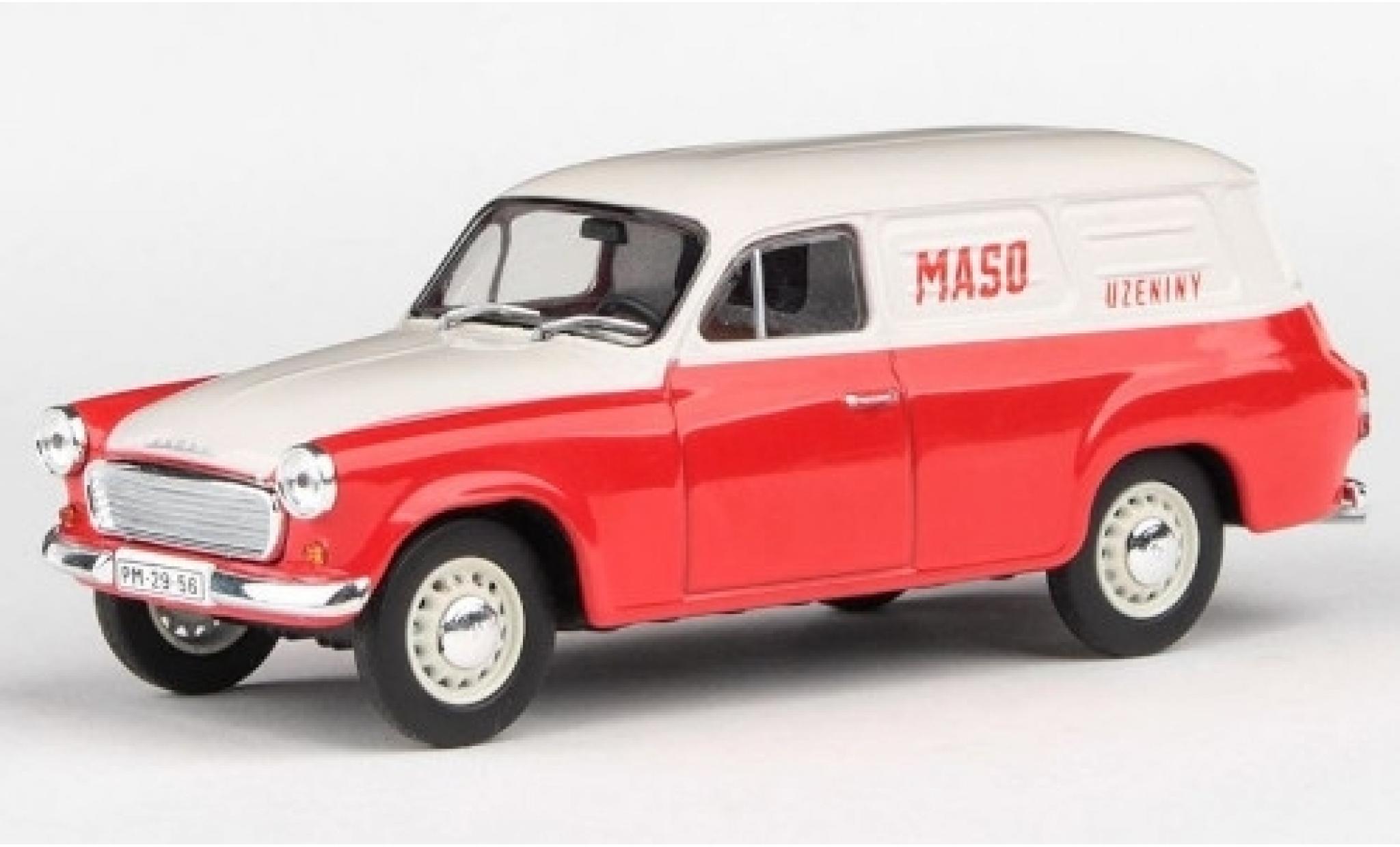 Skoda 120 1/43 Abrex 2 Kasten Maso Uzeniny 1965 modelauto