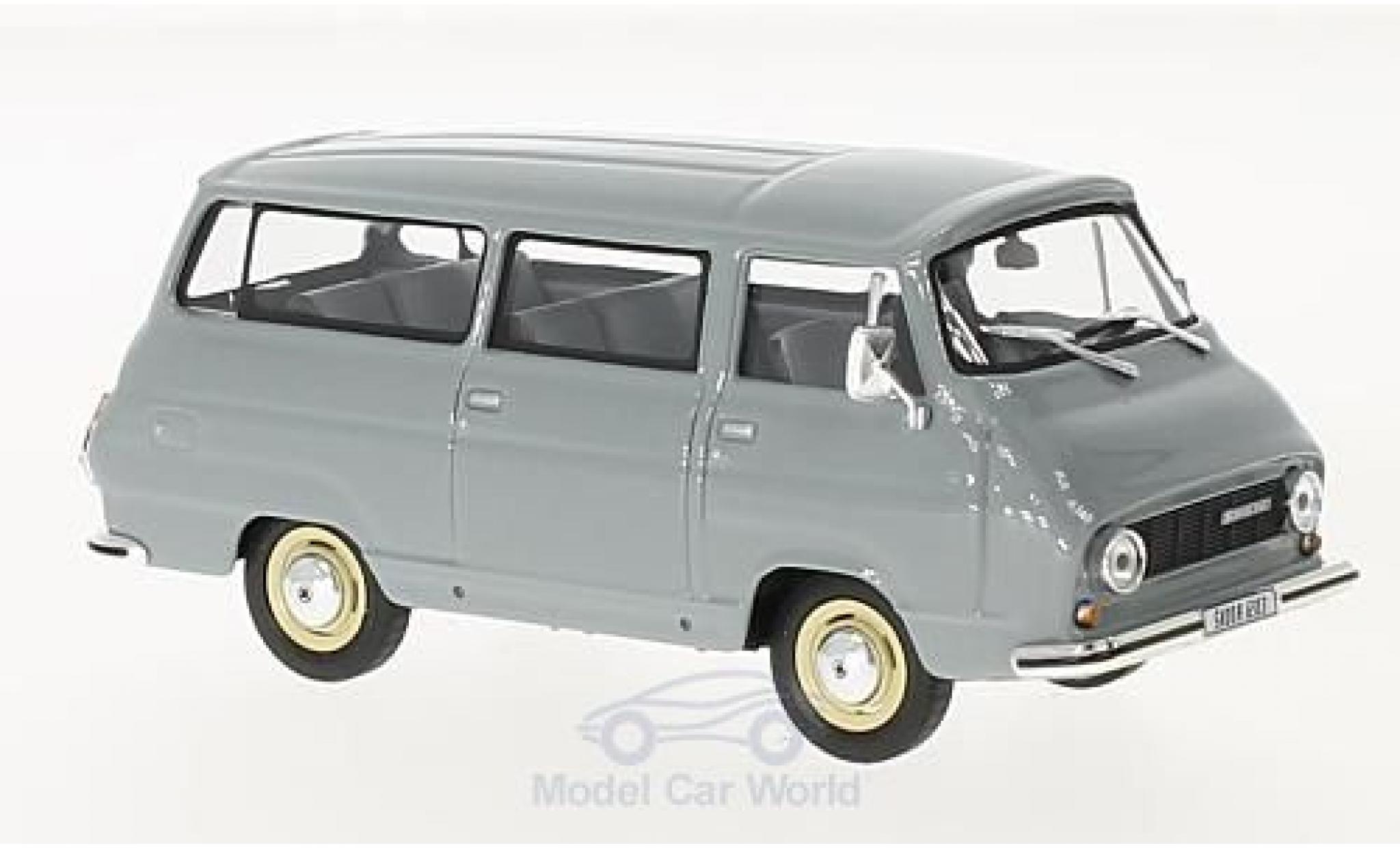 Skoda 1203 1/43 Abrex Mikrobus grijs 1974 modelauto