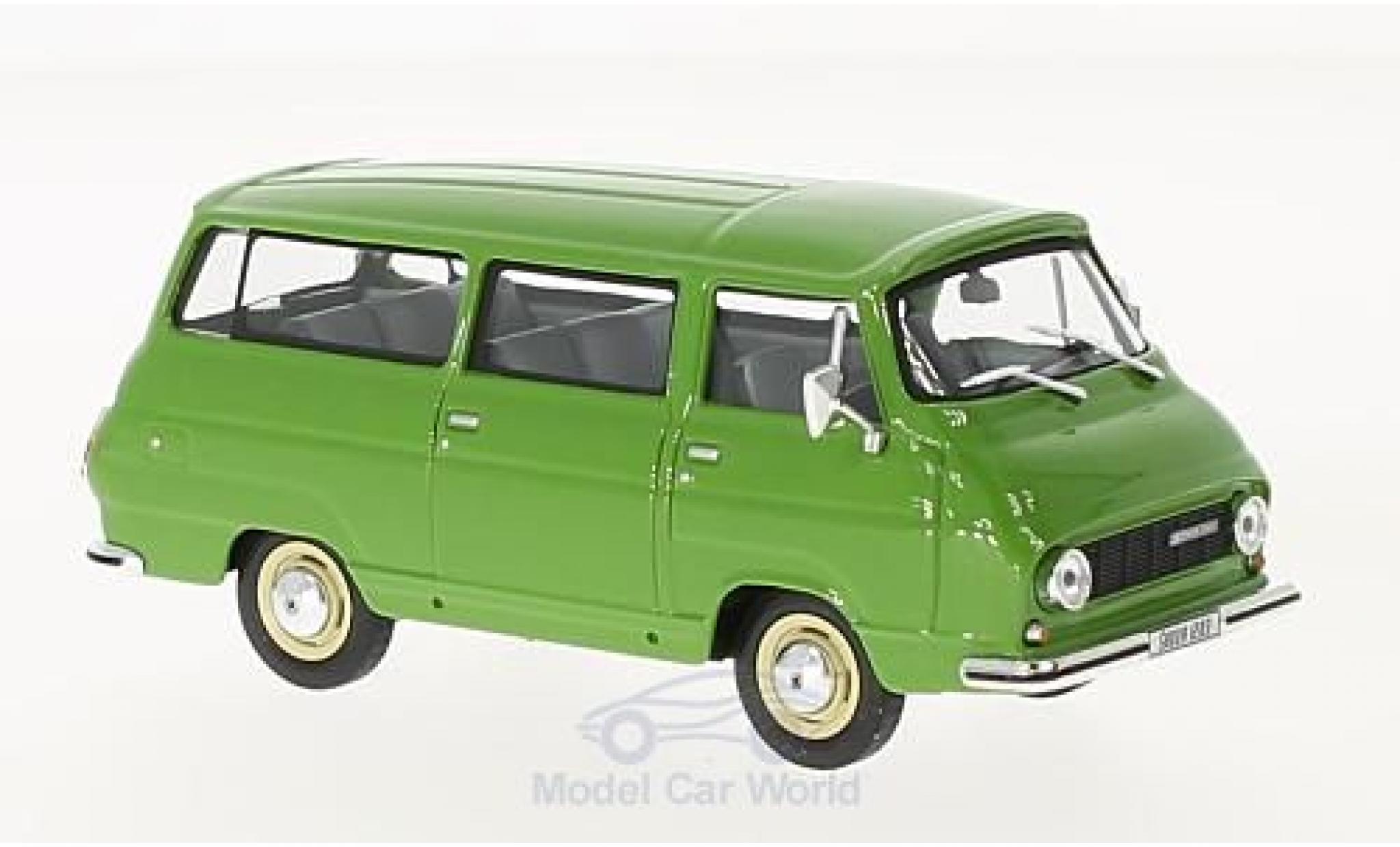 Skoda 1203 1/43 Abrex Mikrobus groen 1974 modelauto