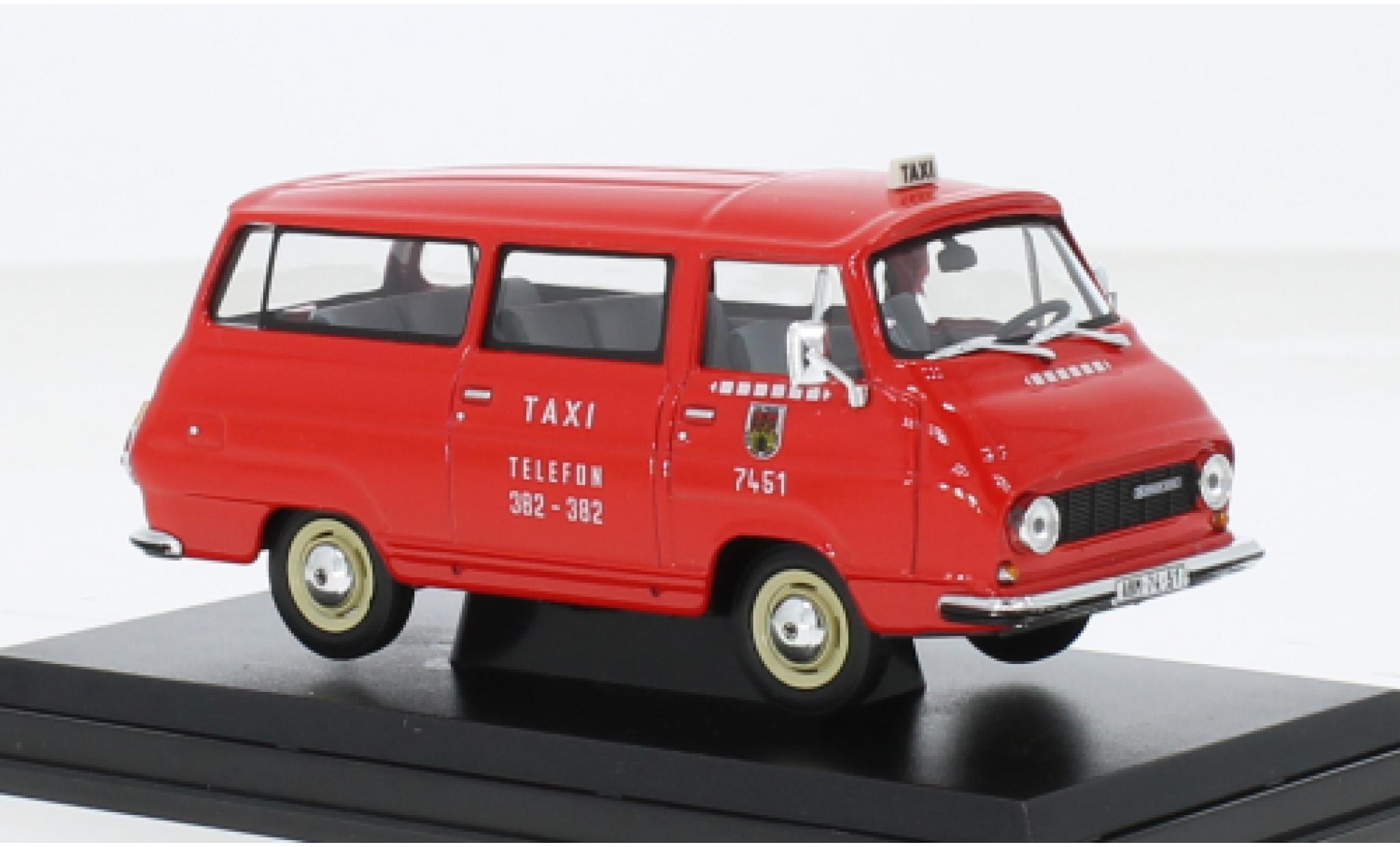 Skoda 1203 1/43 Abrex Mikrobus Taxi 1974 1:43 modelauto