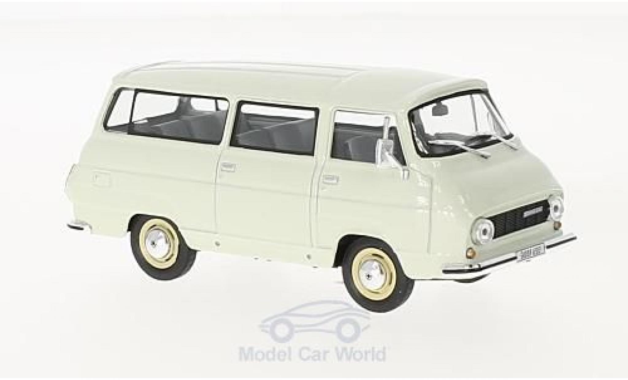 Skoda 1203 1/43 Abrex Mikrobus wit 1974 modelauto