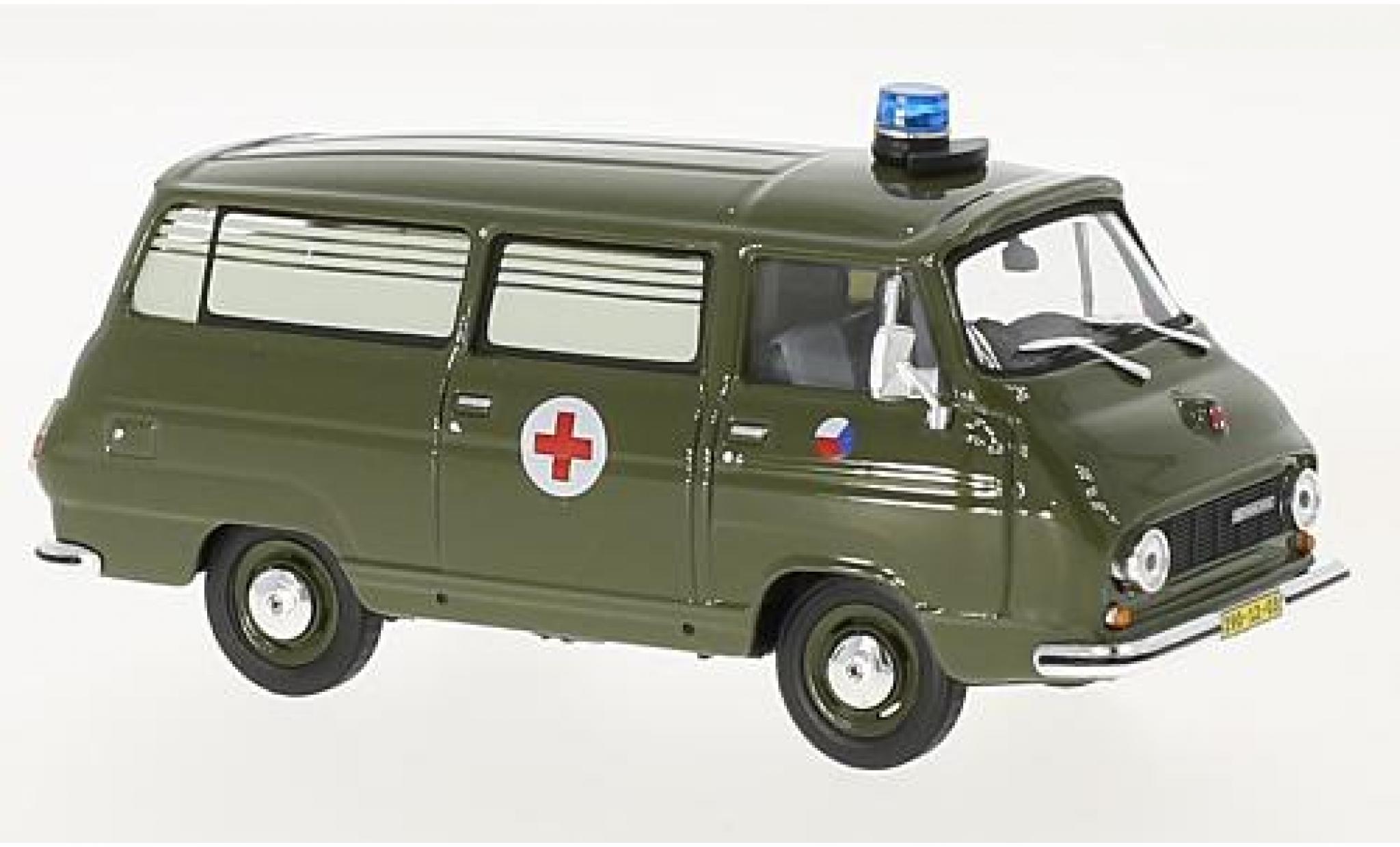 Skoda 1203 1/43 Abrex Tschechische Armee 1974 ambulance modelauto