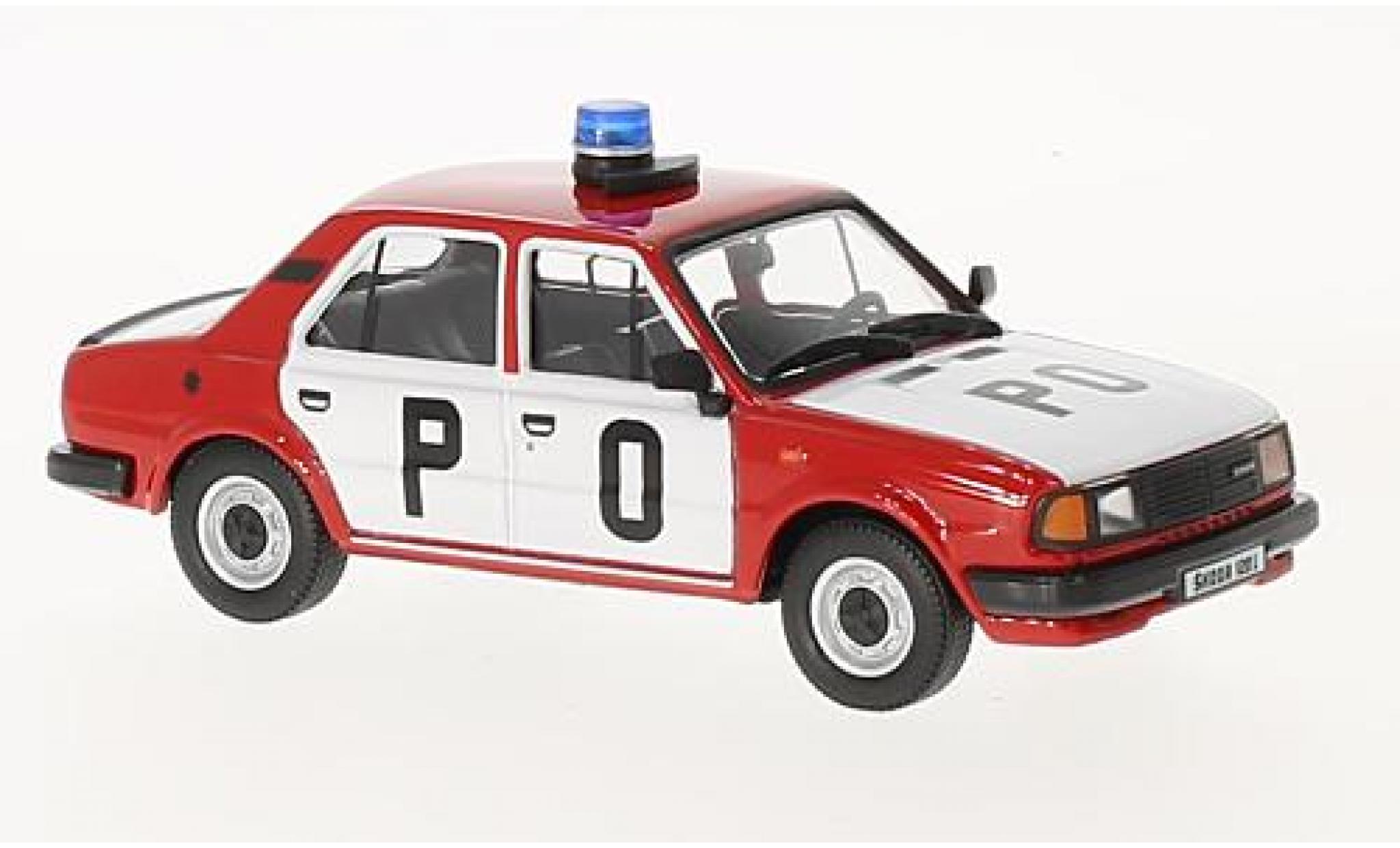 Skoda 120 1/43 Abrex L 1984 brandweer (CZ) modelauto
