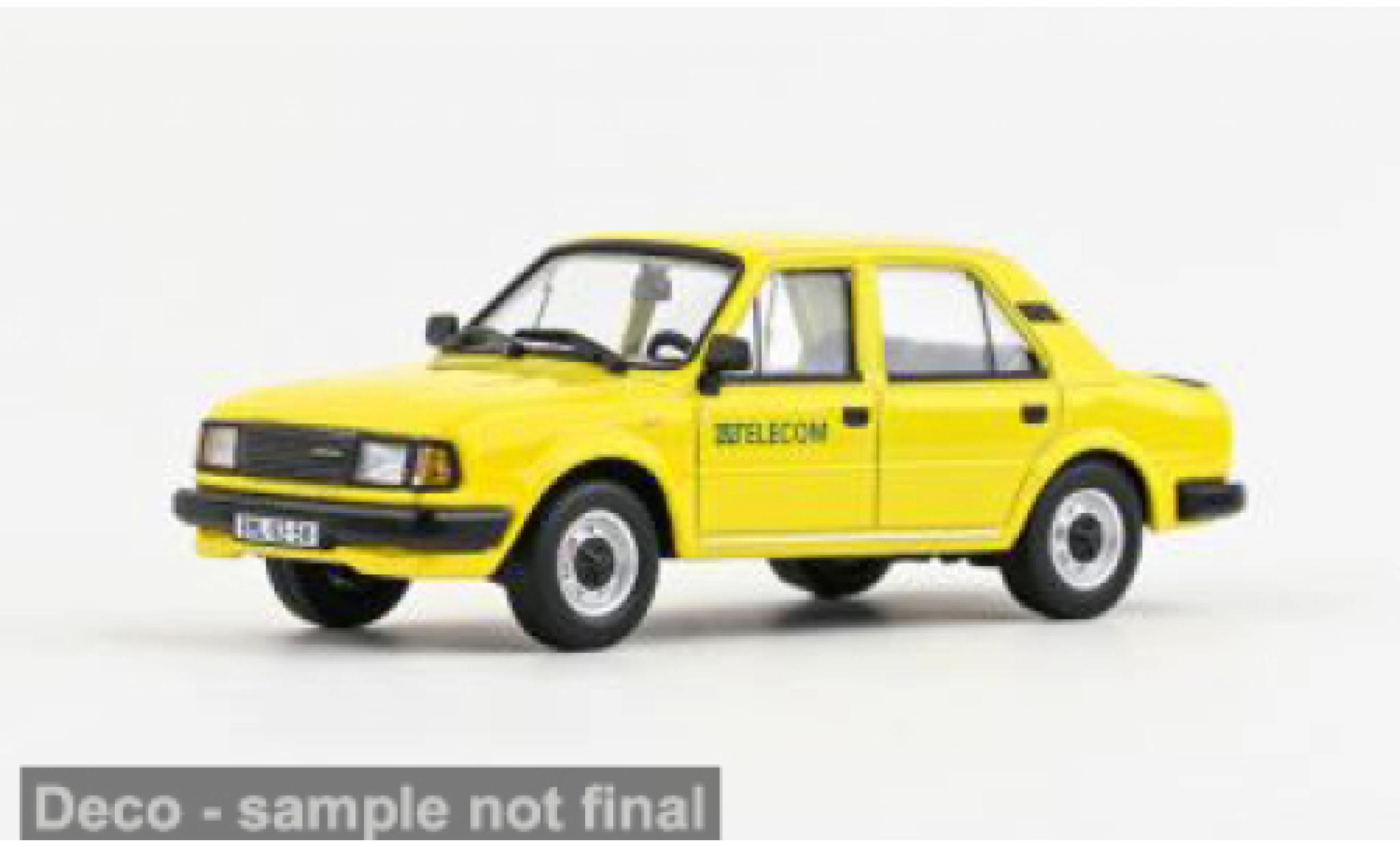 Skoda 120 1/43 Abrex L 1984 SPT Telecom 1:43 modelauto