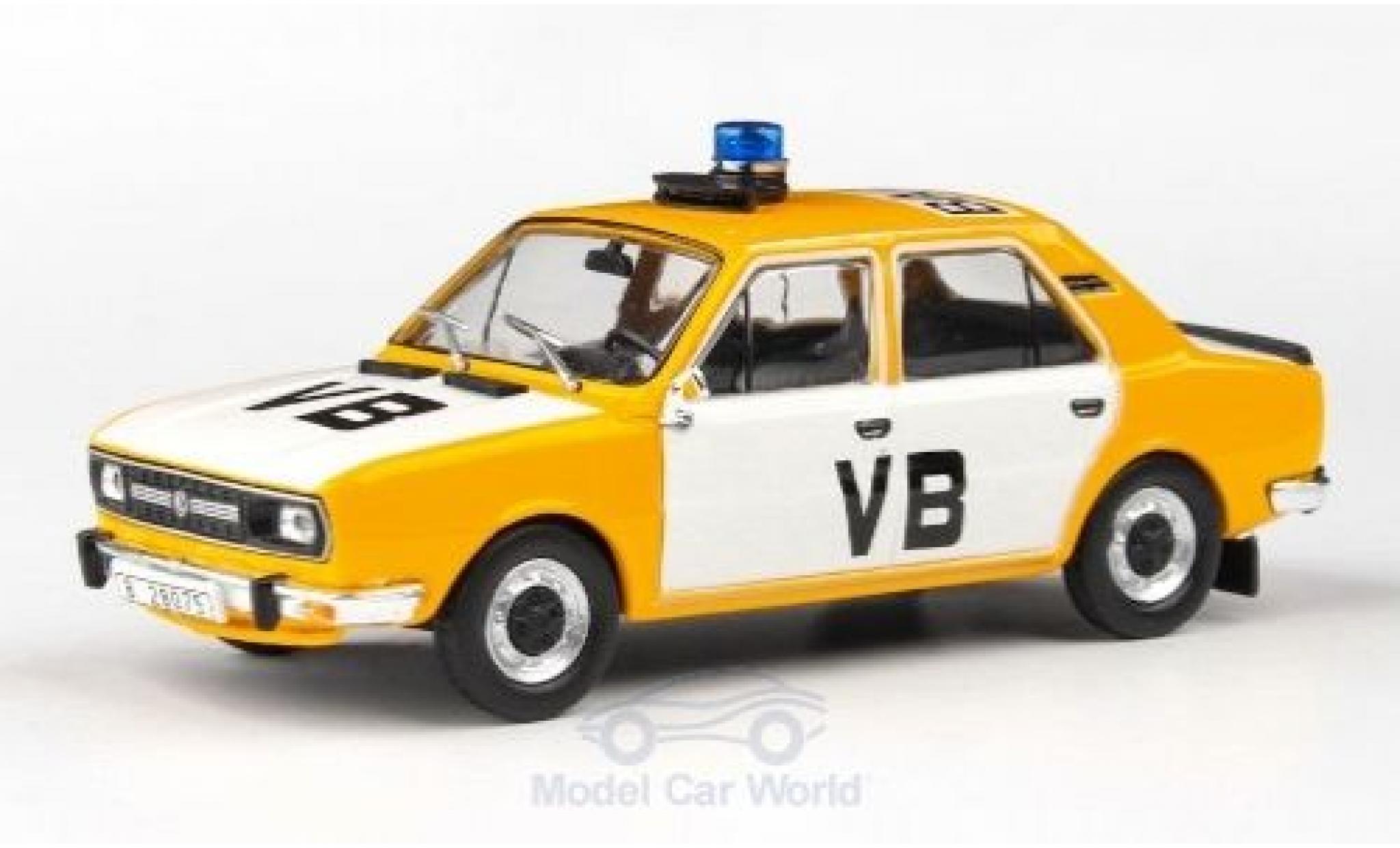 Skoda 120 1/43 Abrex L Czechoslovak Communist Politie 1982 modelauto
