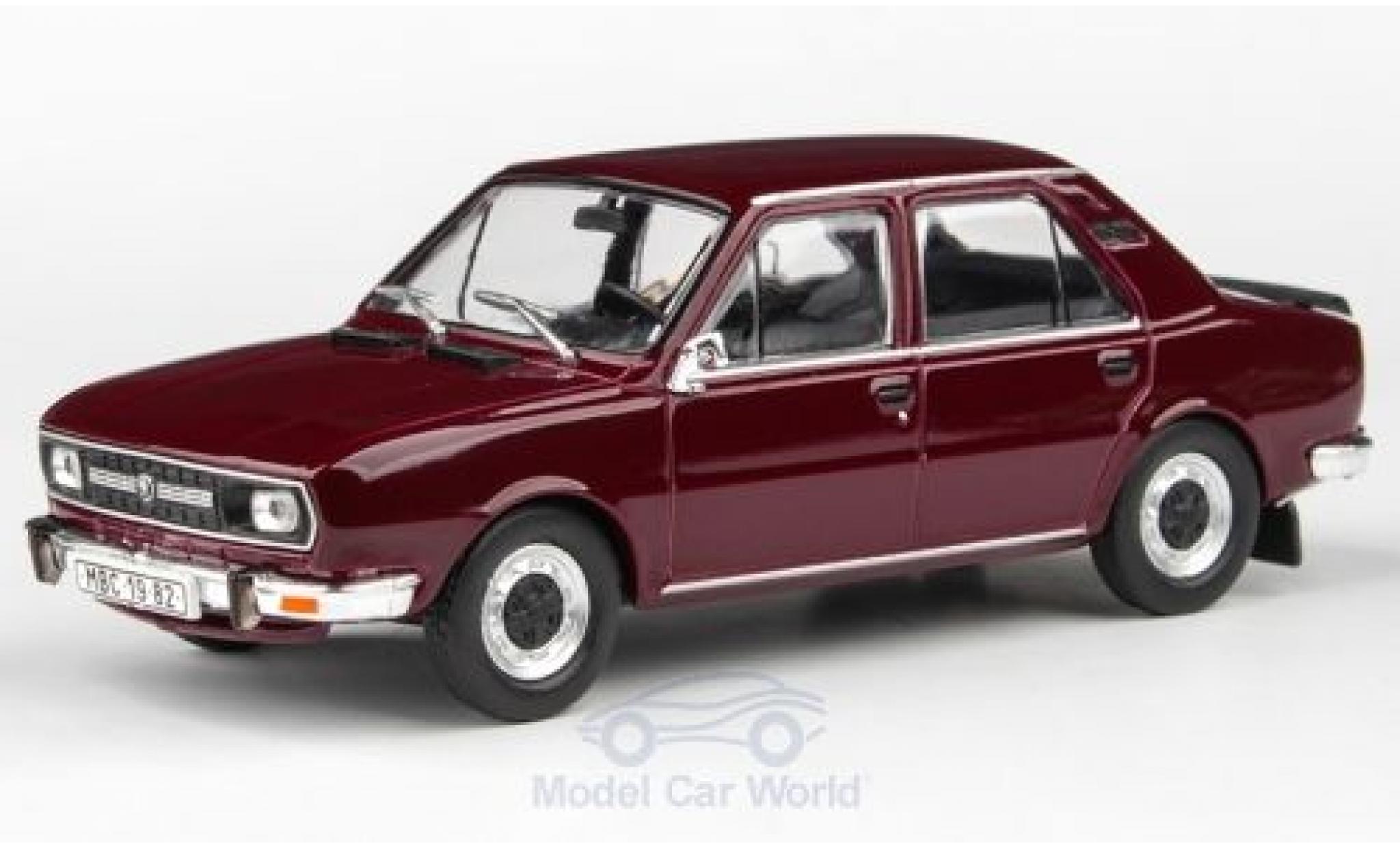 Skoda 120 1/43 Abrex L rood 1982 modelauto