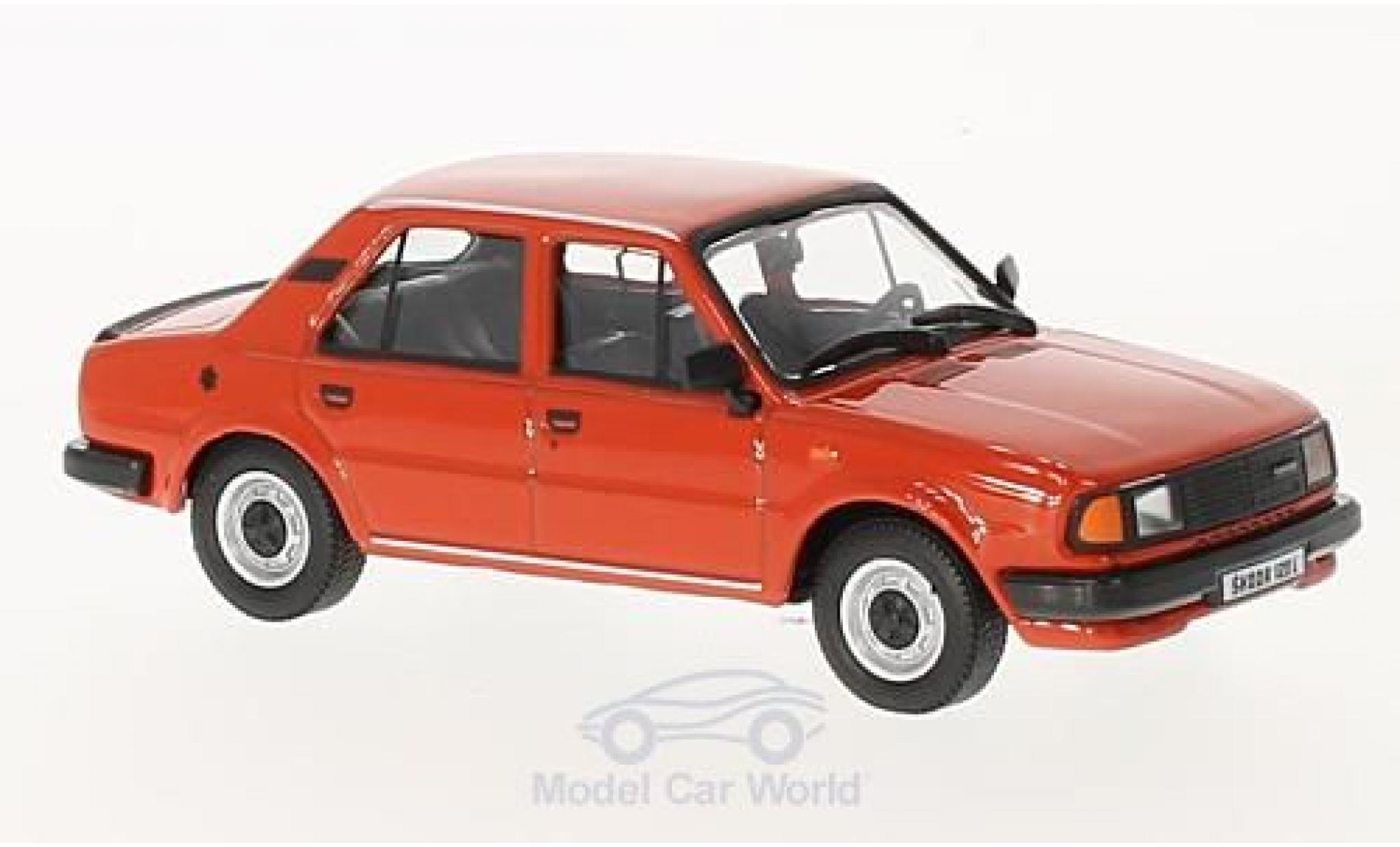 Skoda 120 1/43 Abrex L rood 1984 modelauto