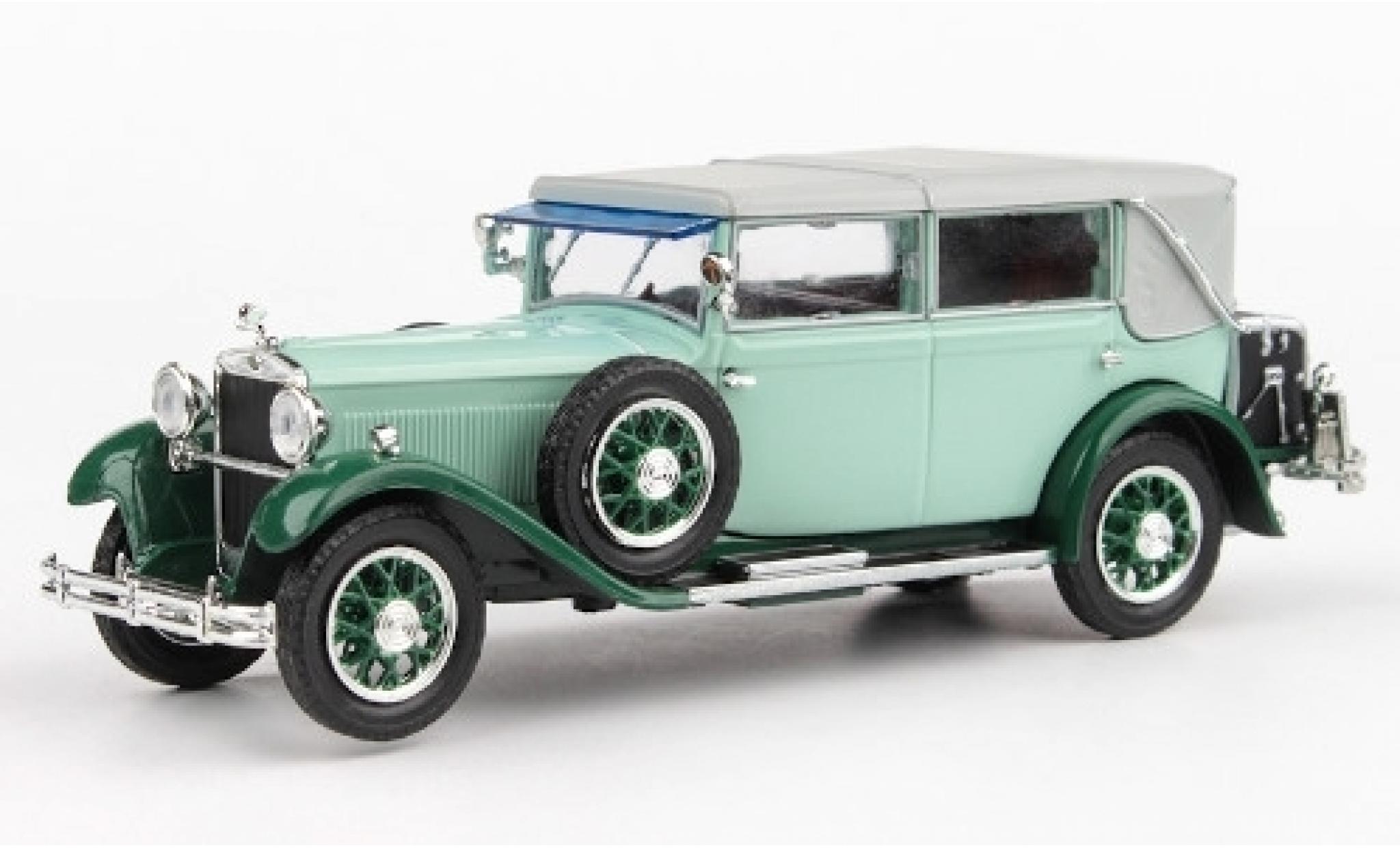 Skoda 860 1/43 Abrex t&uuml;rkis/groen RHD 1932 modelauto