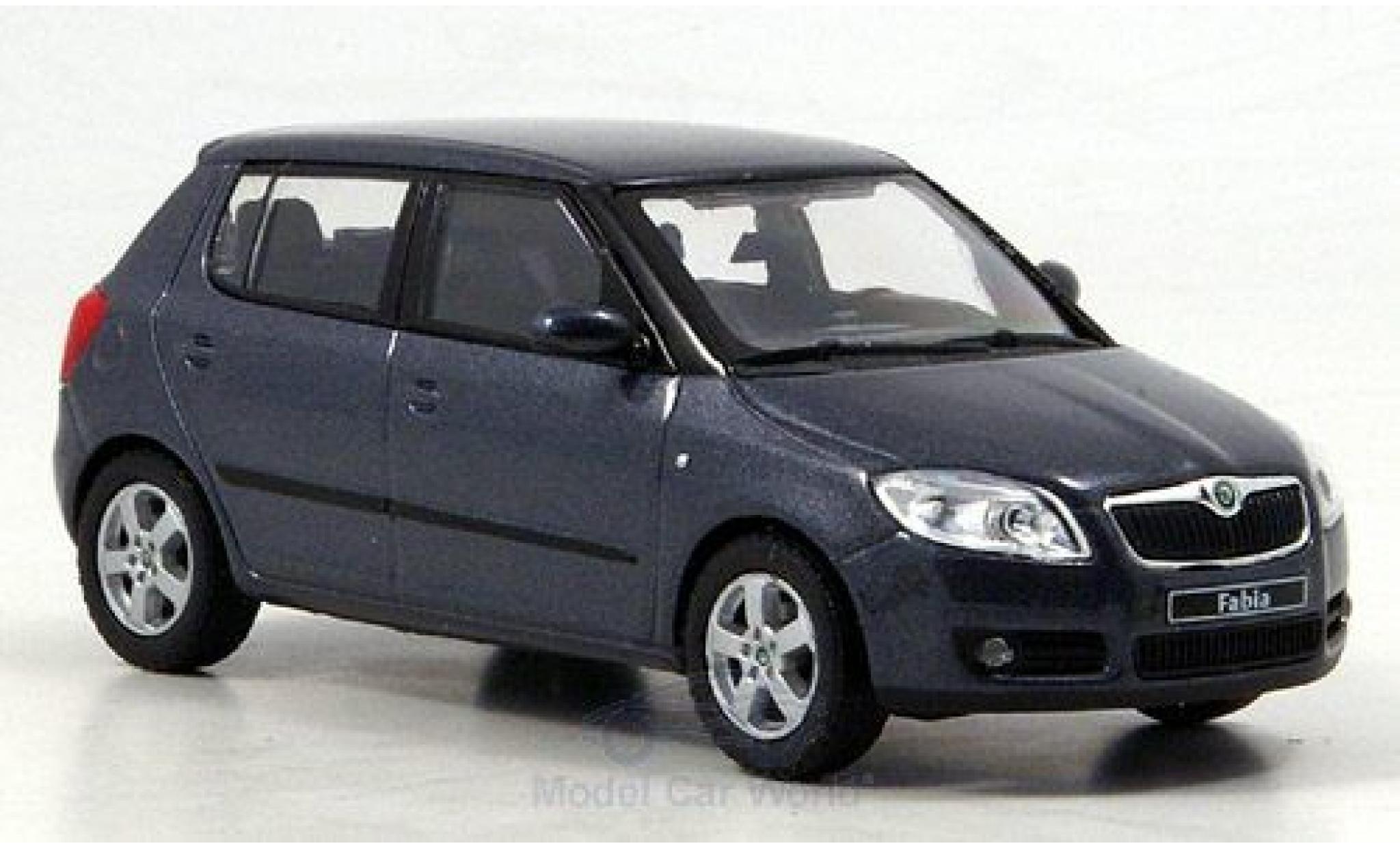 Skoda Fabia 1/43 Abrex II metallic anthrazit 2006 modelauto