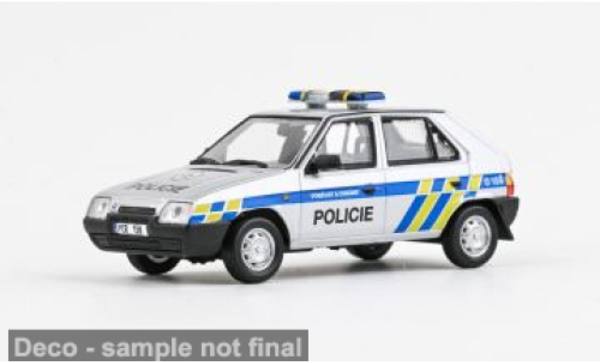 Skoda Favorit 1/43 Abrex 136L 1988 Policie (CZ) 1:43 modelauto