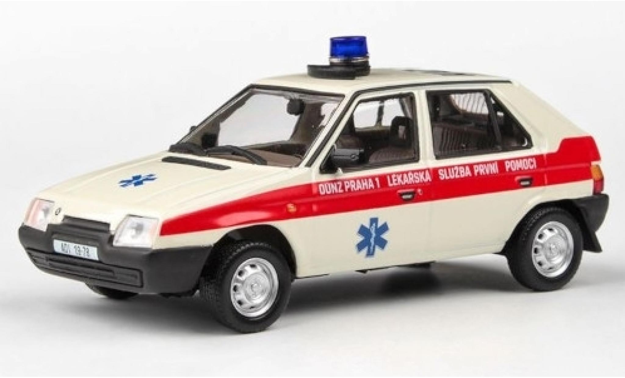 Skoda Favorit 1/43 Abrex 136L OUNZ Praha 1 1988 modelauto
