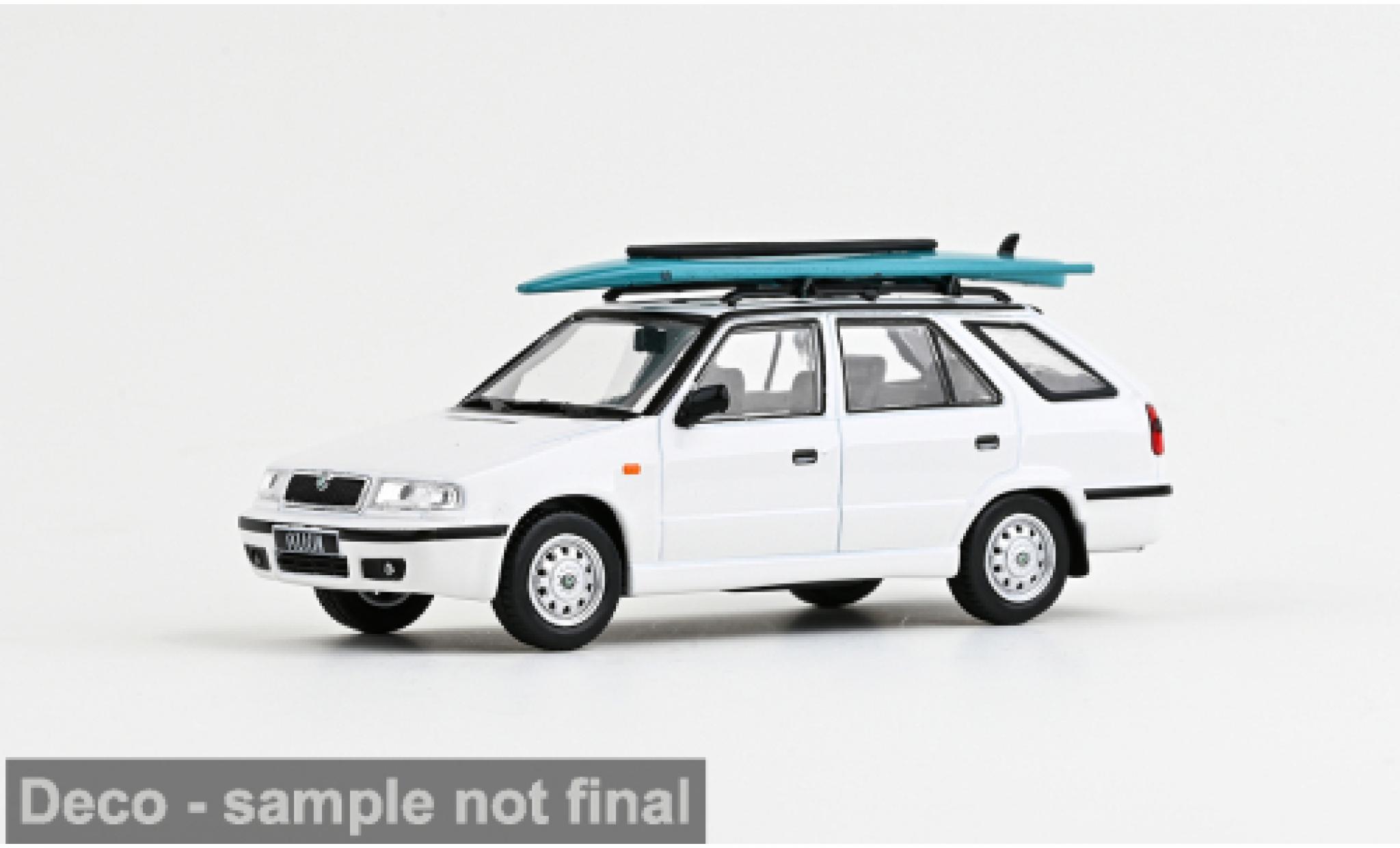 Skoda Felicia 1/43 Abrex FL Combi wit 1998 1:43 modelauto