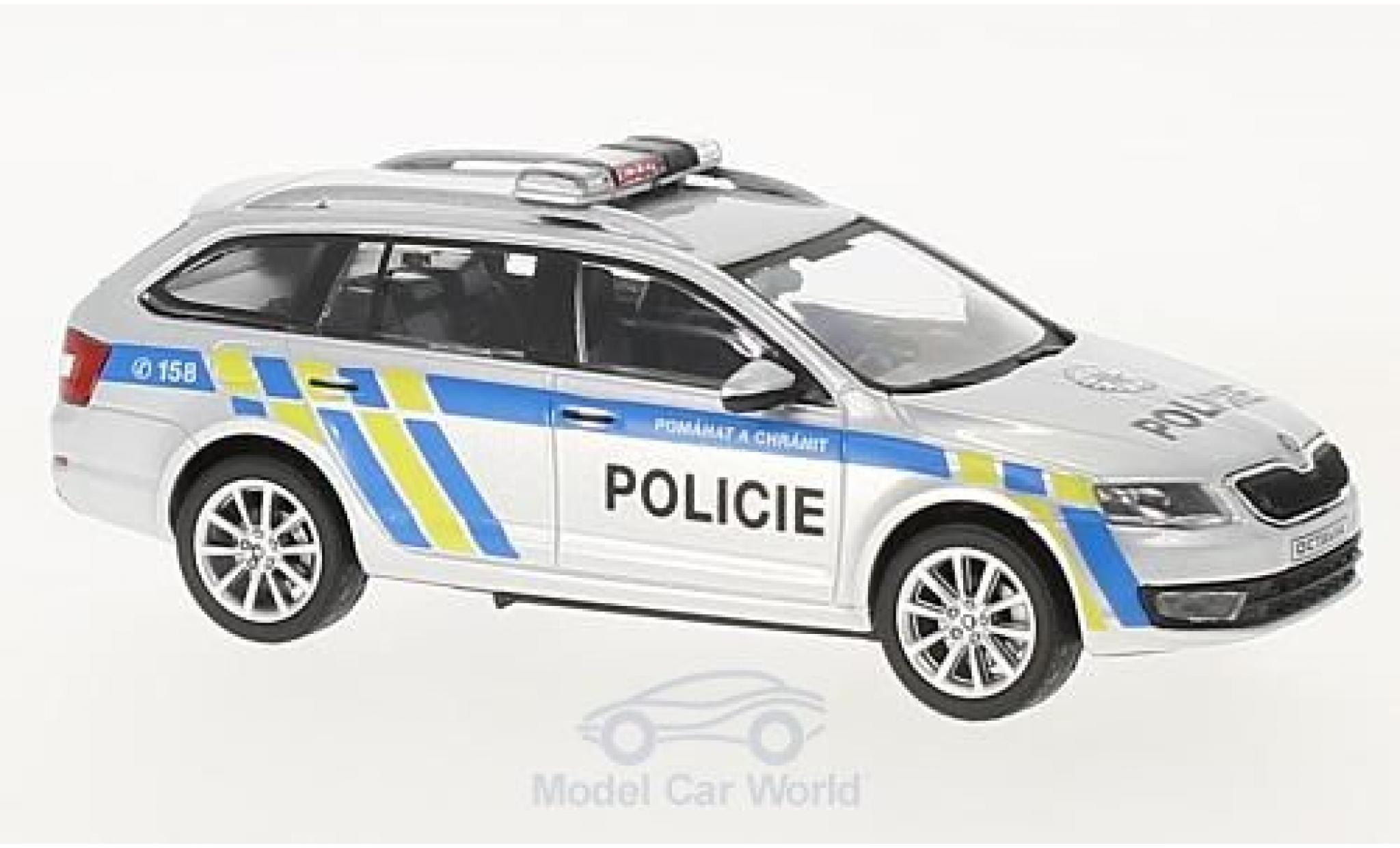 Skoda Octavia Combi 1/43 Abrex III Combi Politie Tschechien 2013 modelauto