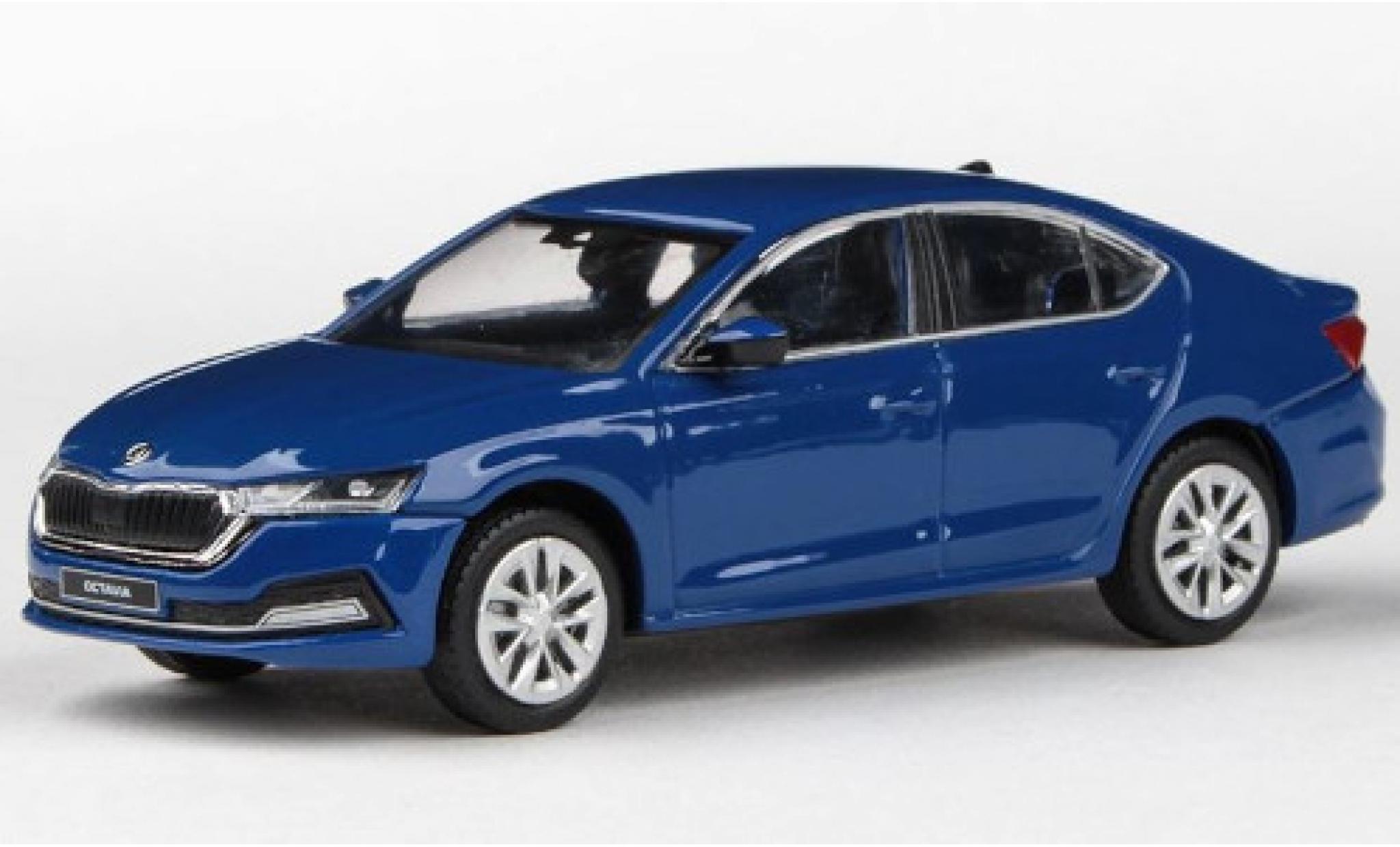 Skoda Octavia 1/43 Abrex IV blauw 2020 modelauto