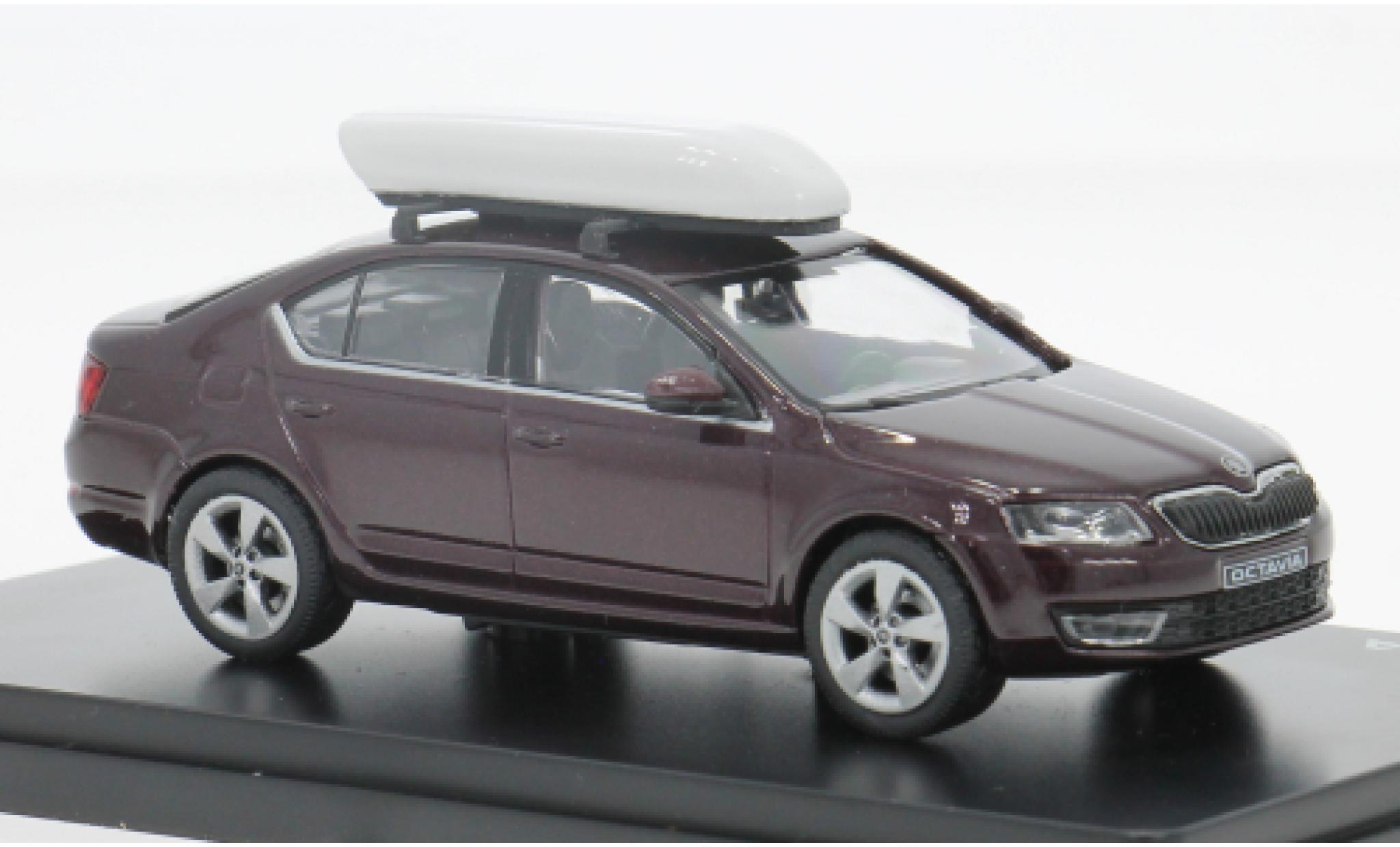 Skoda Octavia 1/43 Abrex IV FL bruin 2024 1:43 modelauto