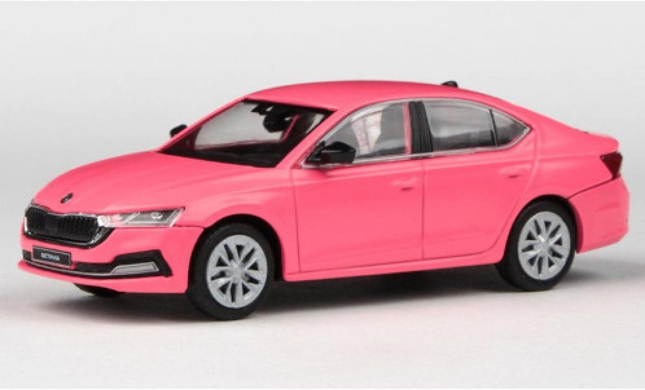 Skoda Octavia 1/43 Abrex IV matt-roze 2020 modelauto