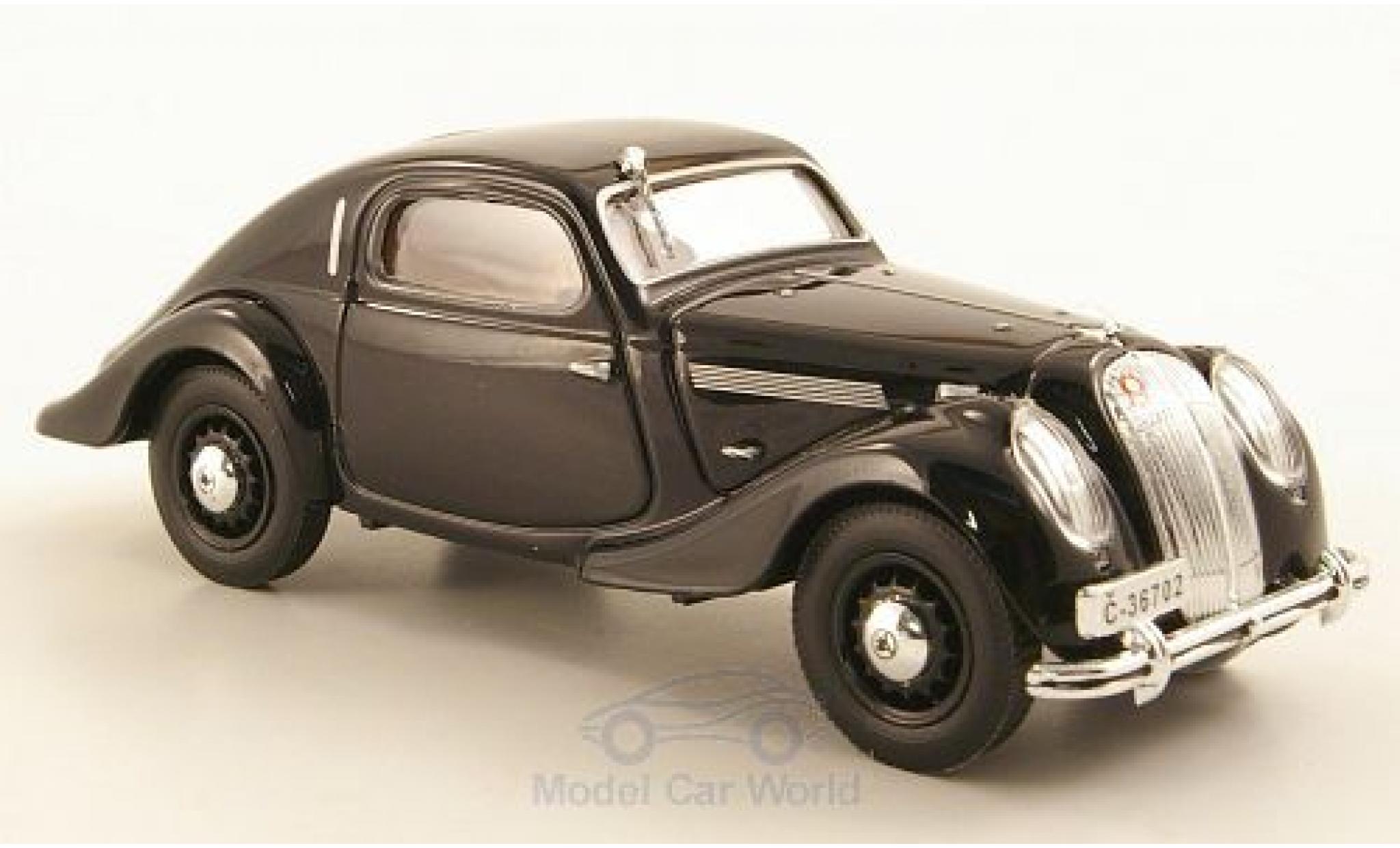 Skoda Popular Sport 1/43 Abrex Monte Carlo zwart 1935 modelauto