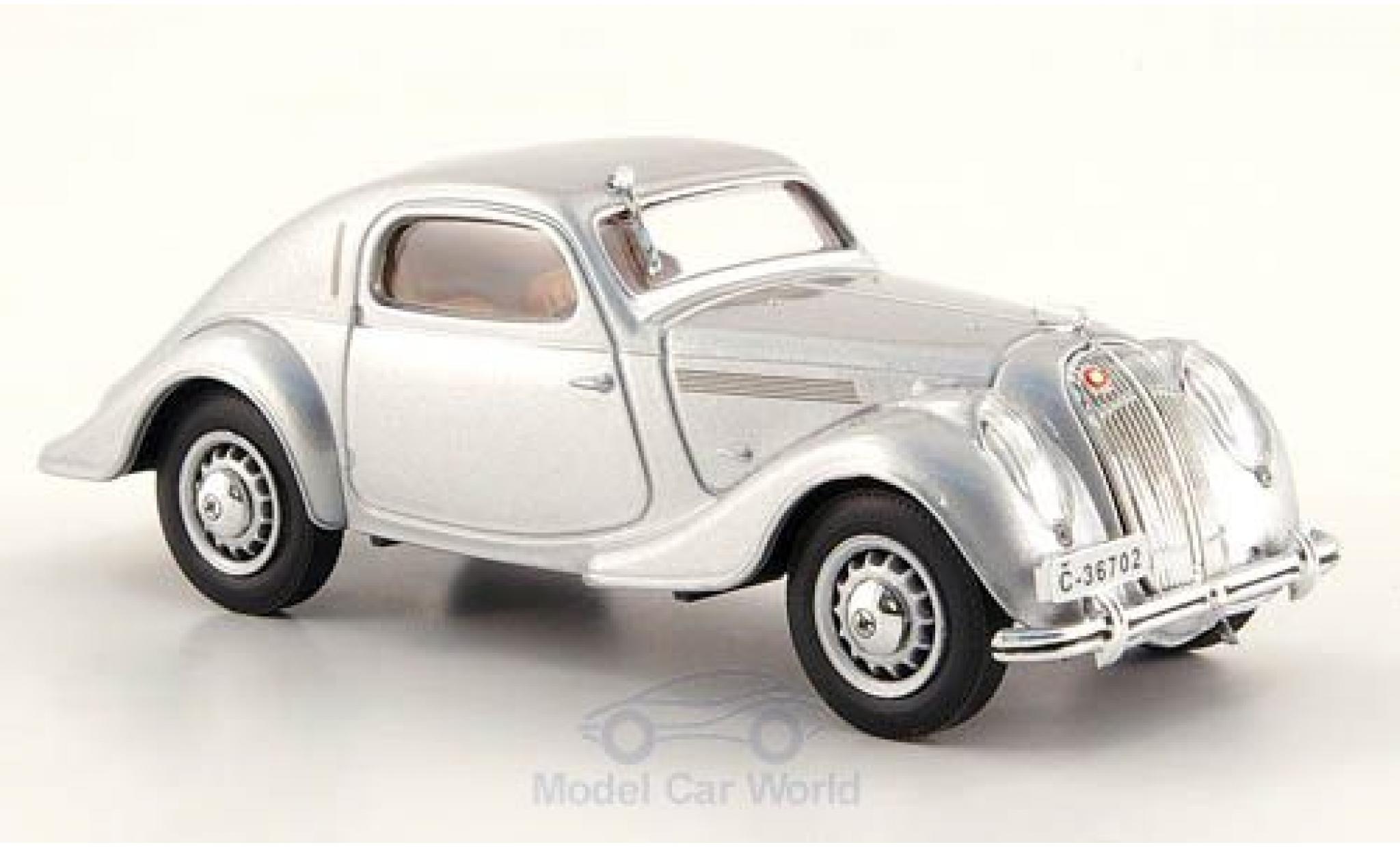 Skoda Popular Sport 1/43 Abrex Monte Carlo grijs 1937 modelauto
