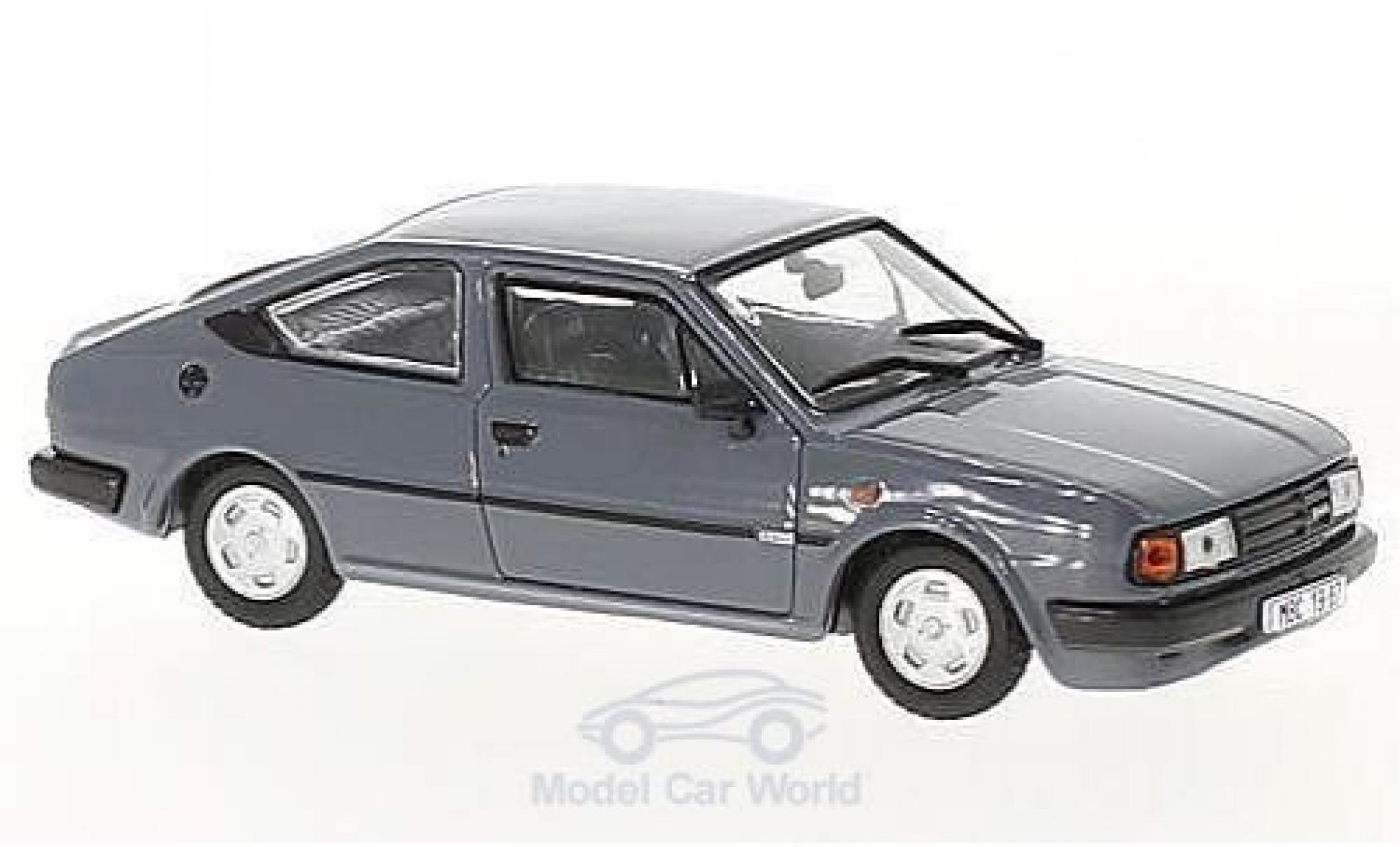 Skoda Rapid 1/43 Abrex 136 grijs 1987 modelauto
