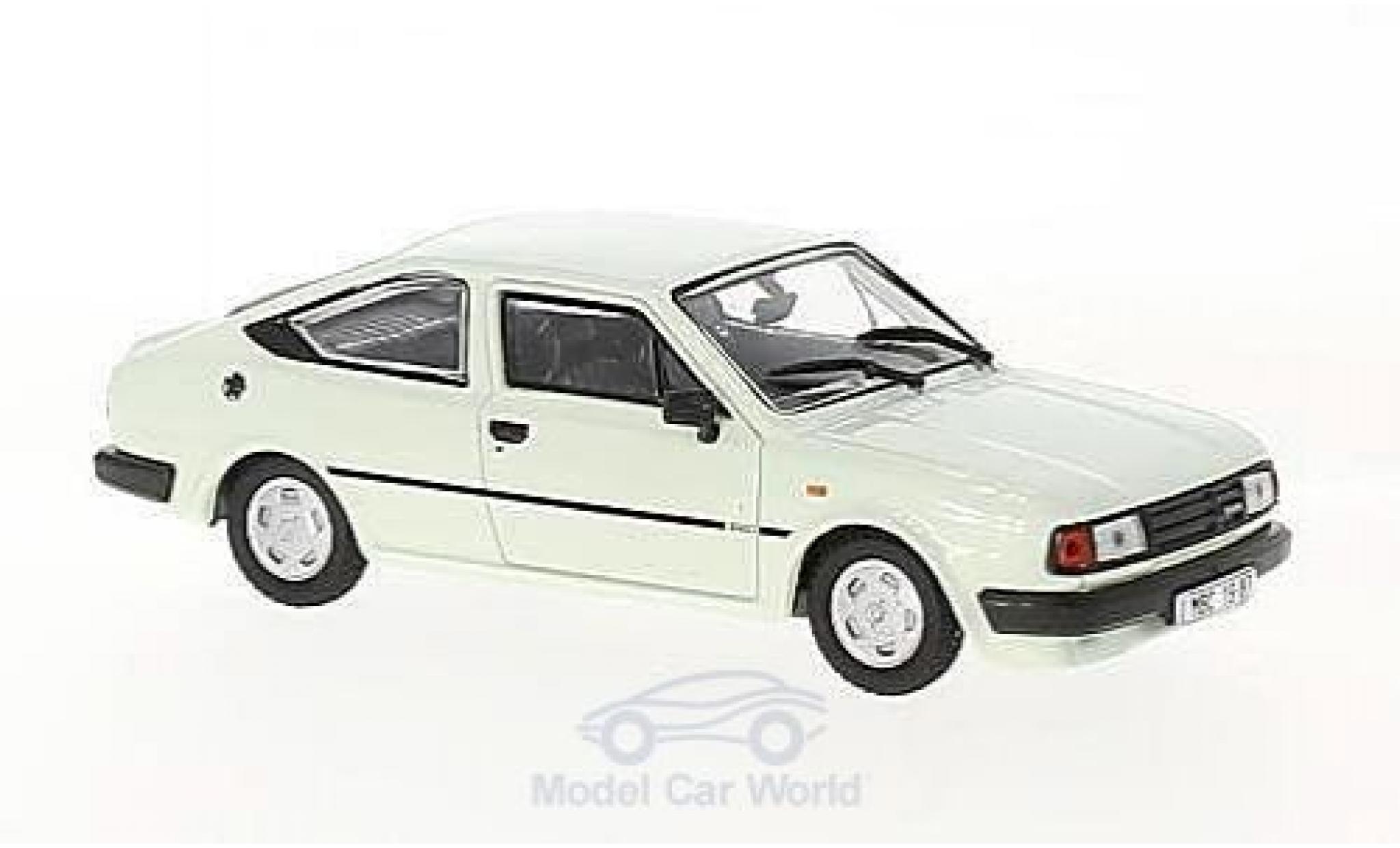 Skoda Rapid 1/43 Abrex 136 wit 1987 modelauto