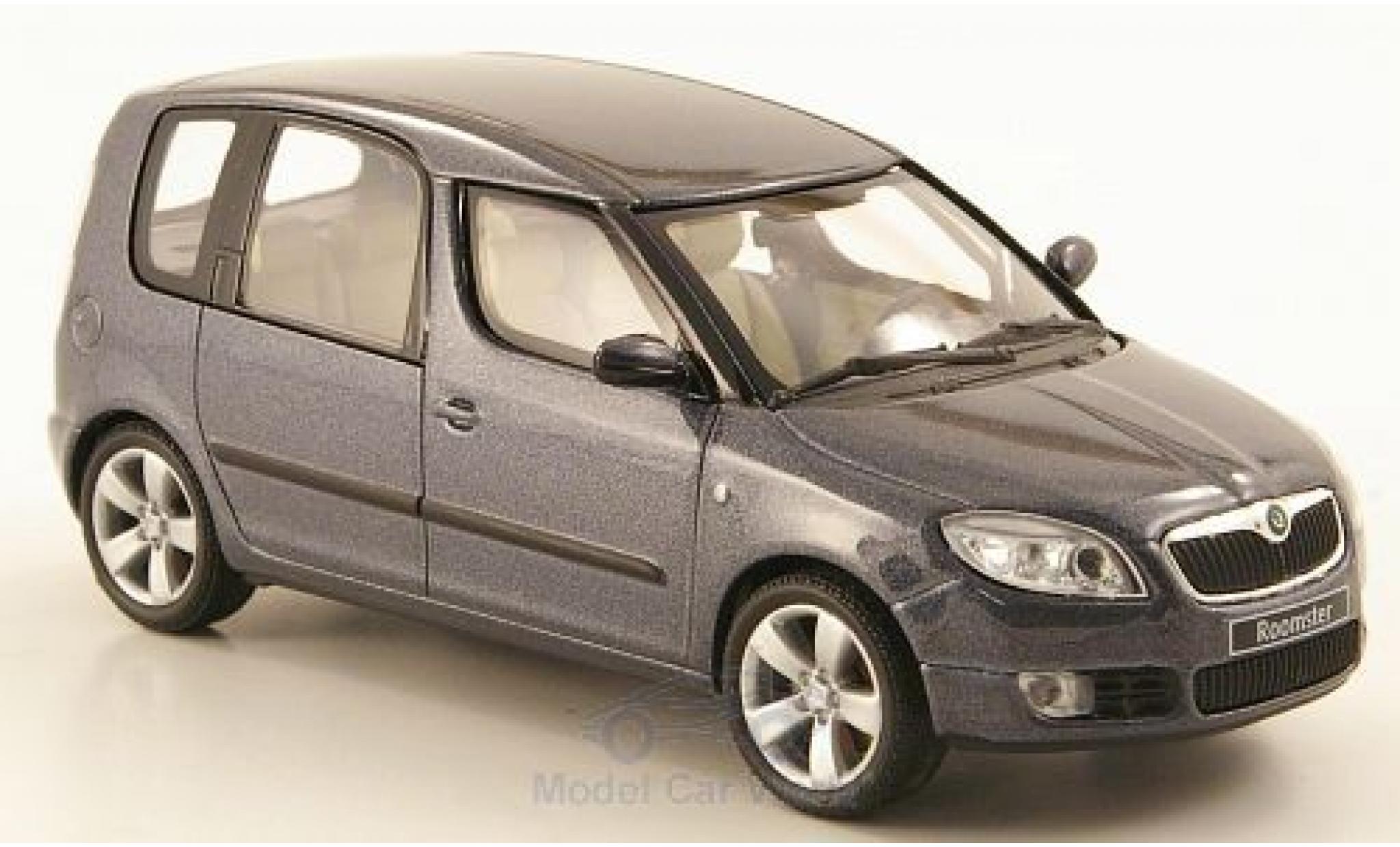 Skoda Roomster 1/43 Abrex metallic grijs 2006 modelauto