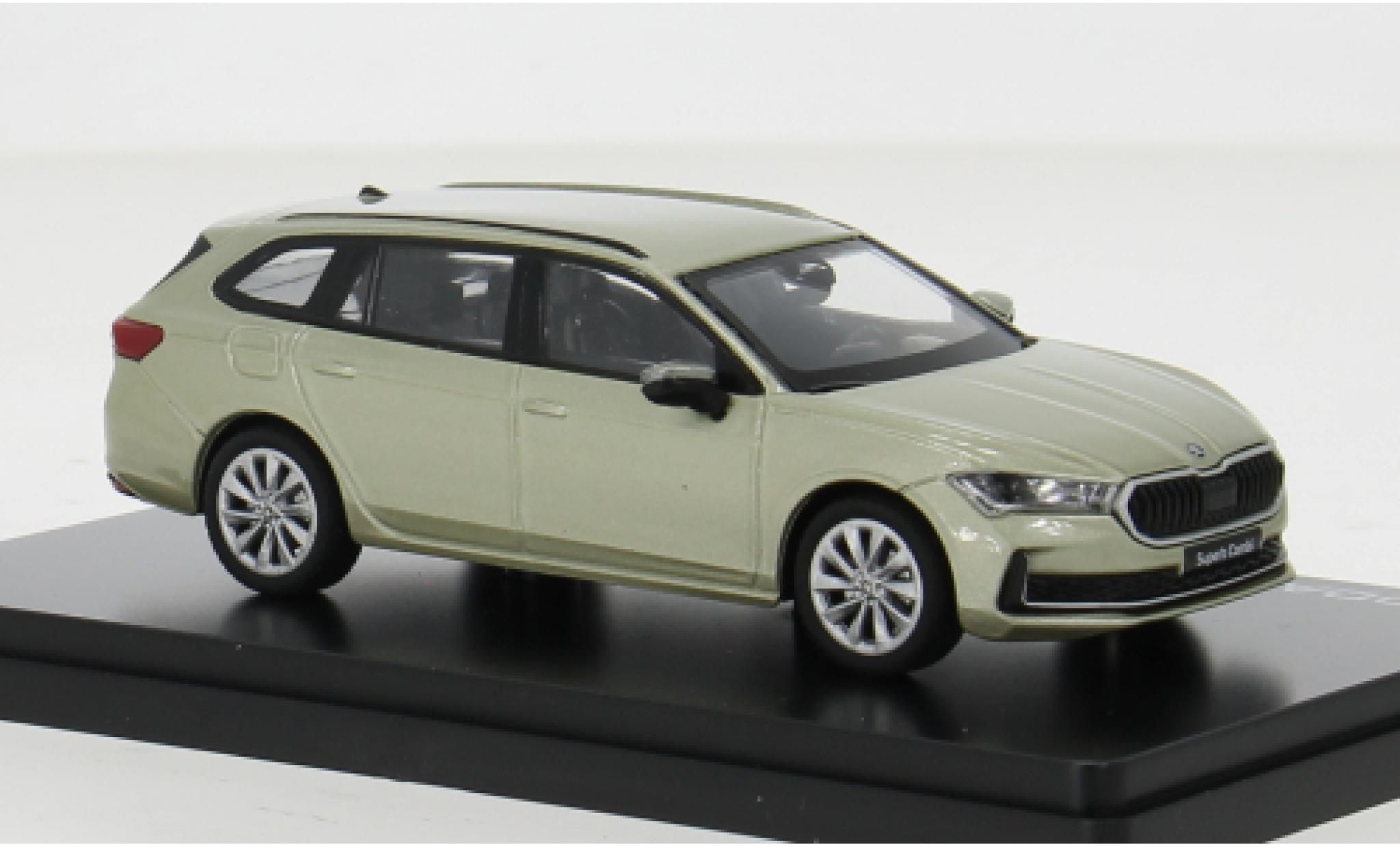 Skoda Superb 1/43 Abrex VI geel 2023 1:43 modelauto