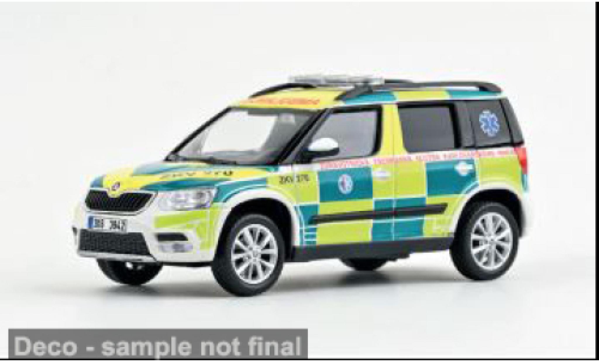 Skoda Yeti 1/43 Abrex FL 2013 EMS Of Karlovy Vary Region #270 1:43 modelauto