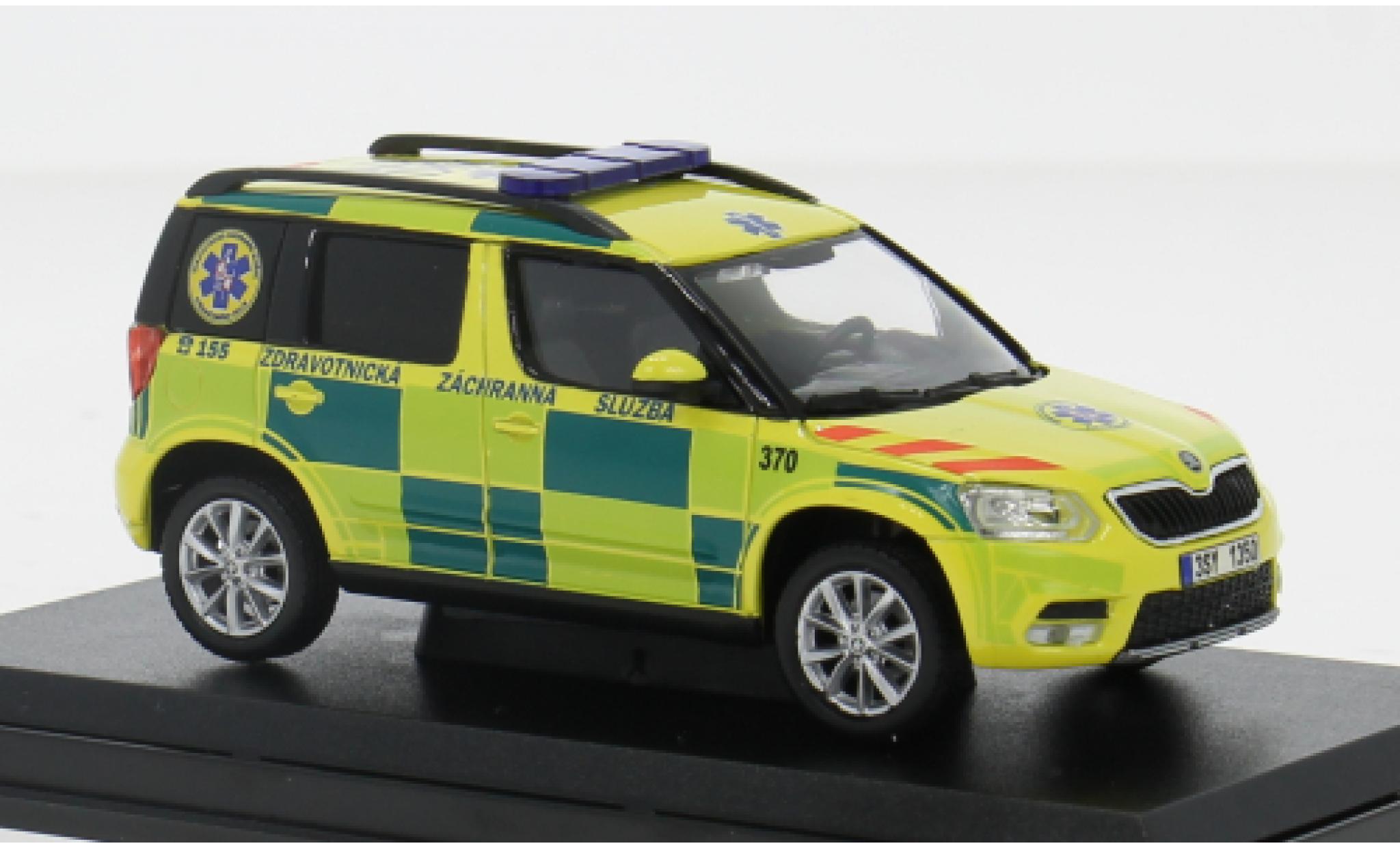 Skoda Yeti 1/43 Abrex FL 2013 ZZS Středočesk&eacute;ho Kraje #370 1:43 modelauto