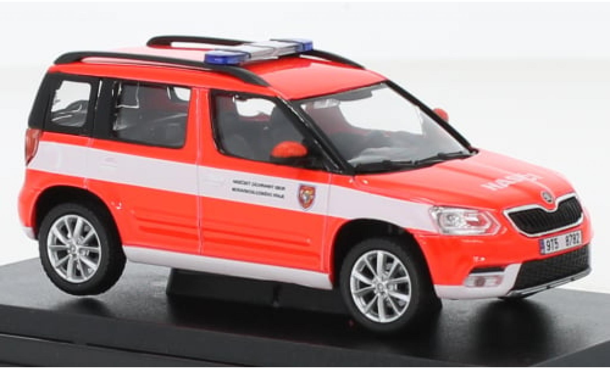 Skoda Yeti 1/43 Abrex FL HZS Moravskoslezskeho Kraje 2013 1:43 modelauto
