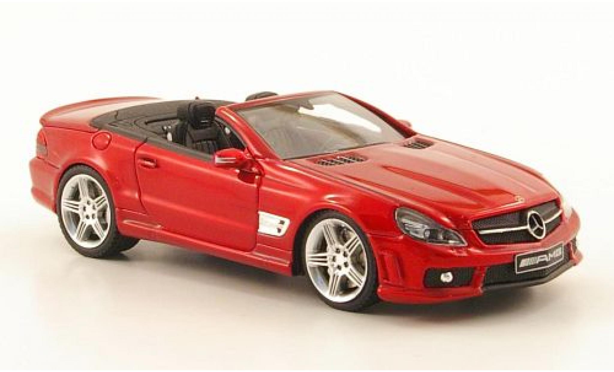 Mercedes Classe SL 1/43 Absolute Hot SL65 AMG rood ougroens/es toit modelauto