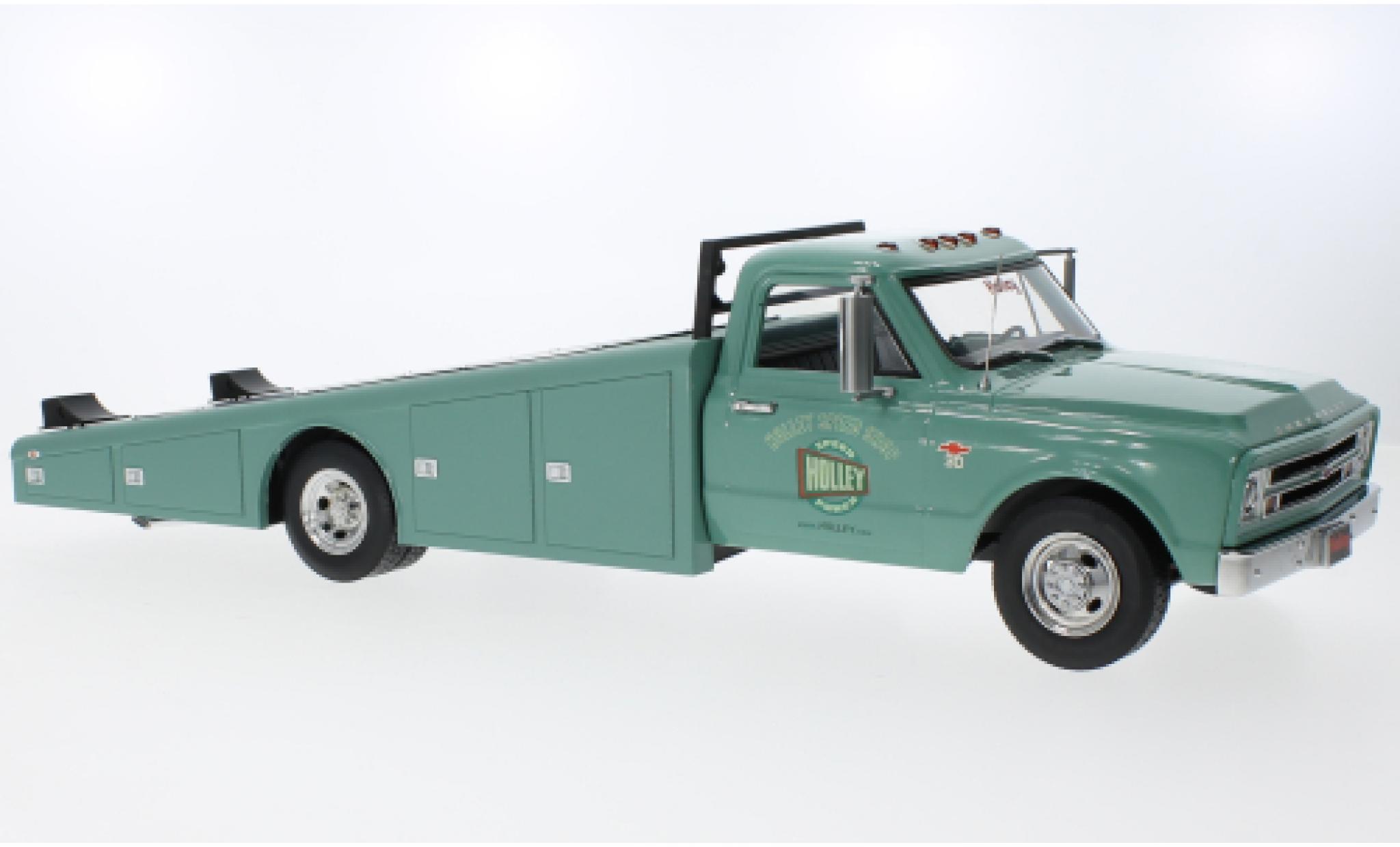 Chevrolet C-30 1/18 ACME Ramp Truck groen Holley Speed Shop 1967 modelauto